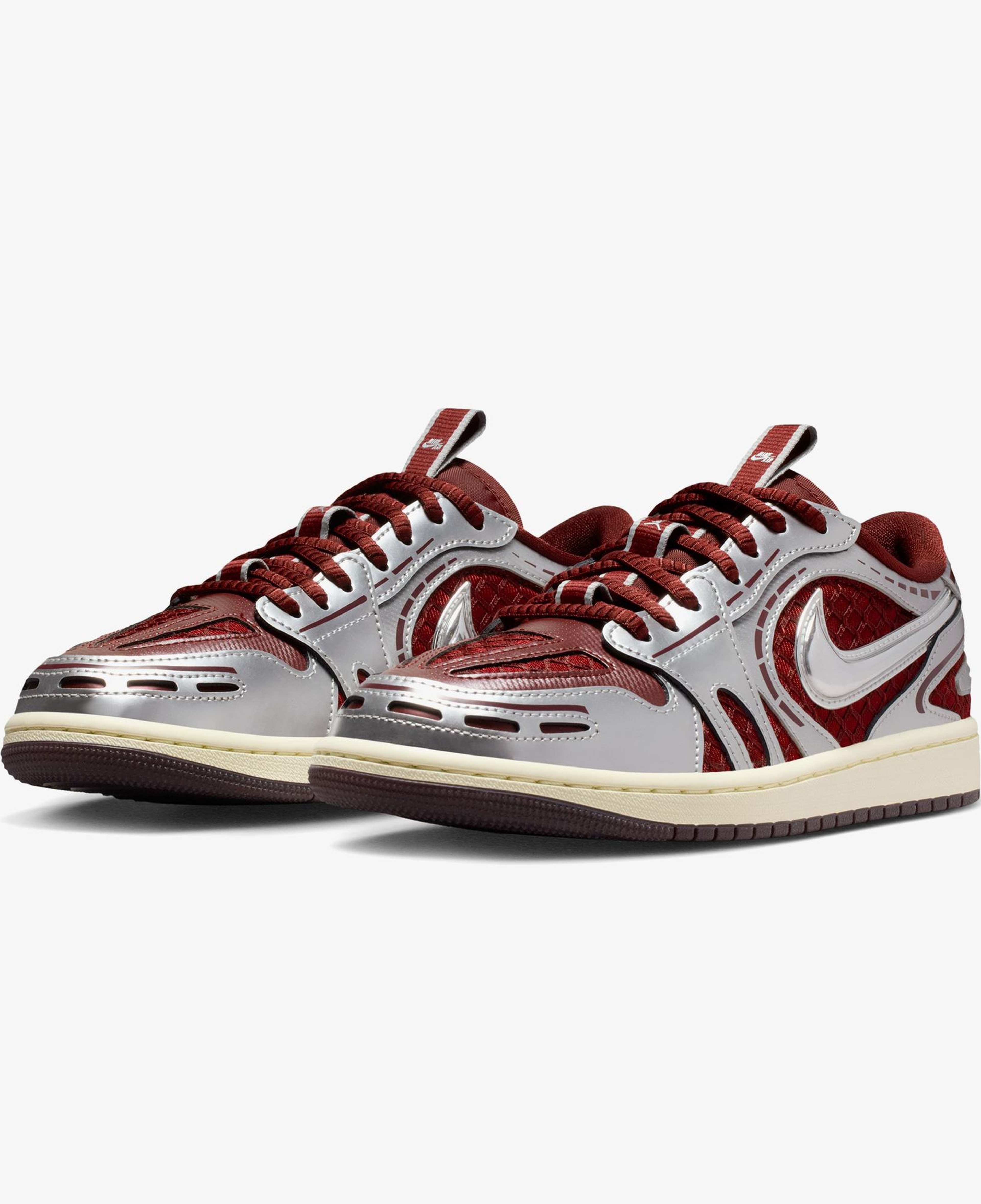 Jordan Air 1 Low Method of Make Kadın Bordo Spor Ayakkabı