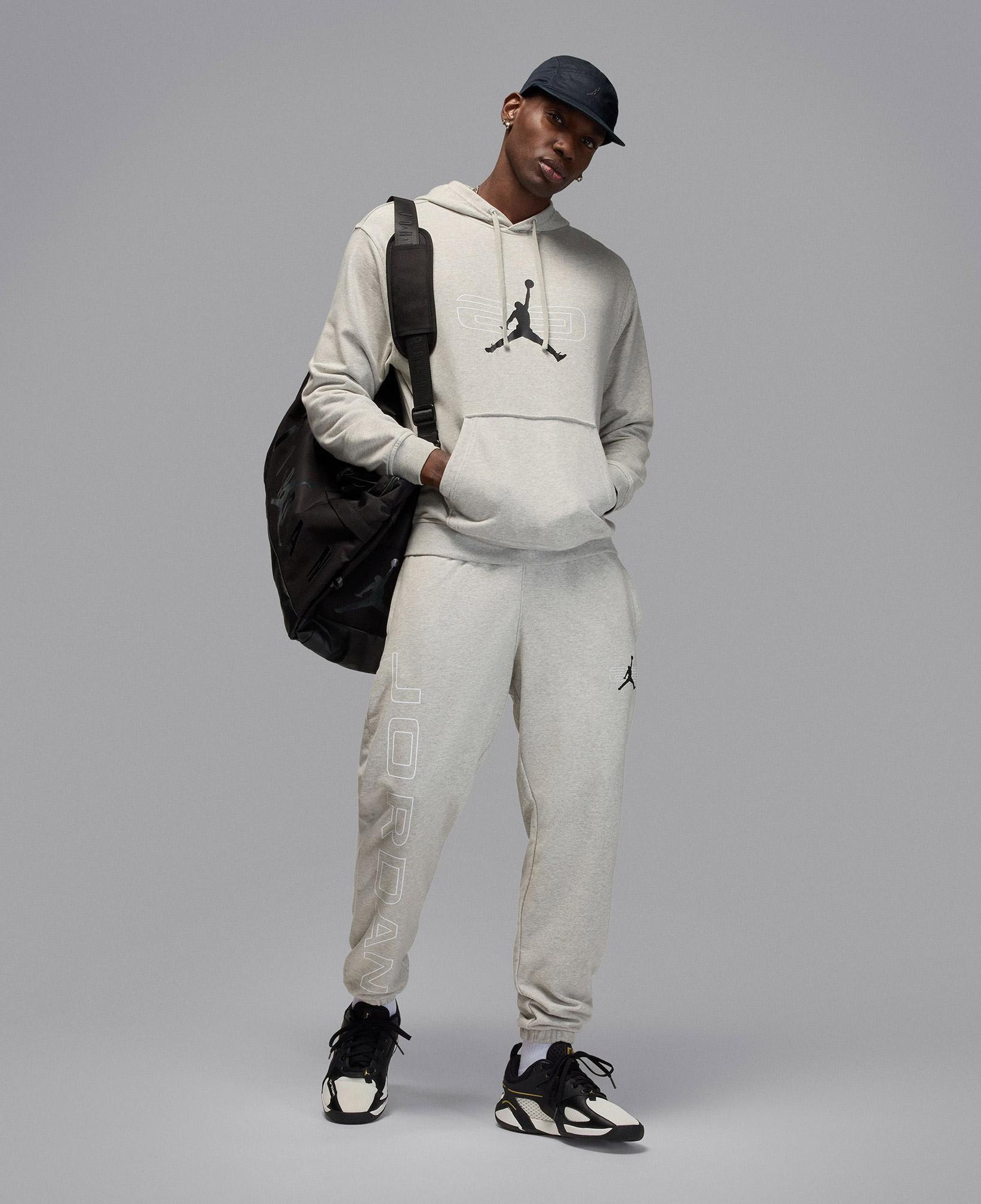 Jordan Sport Crossover Graphic Fleece Erkek Gri Eşofman Altı