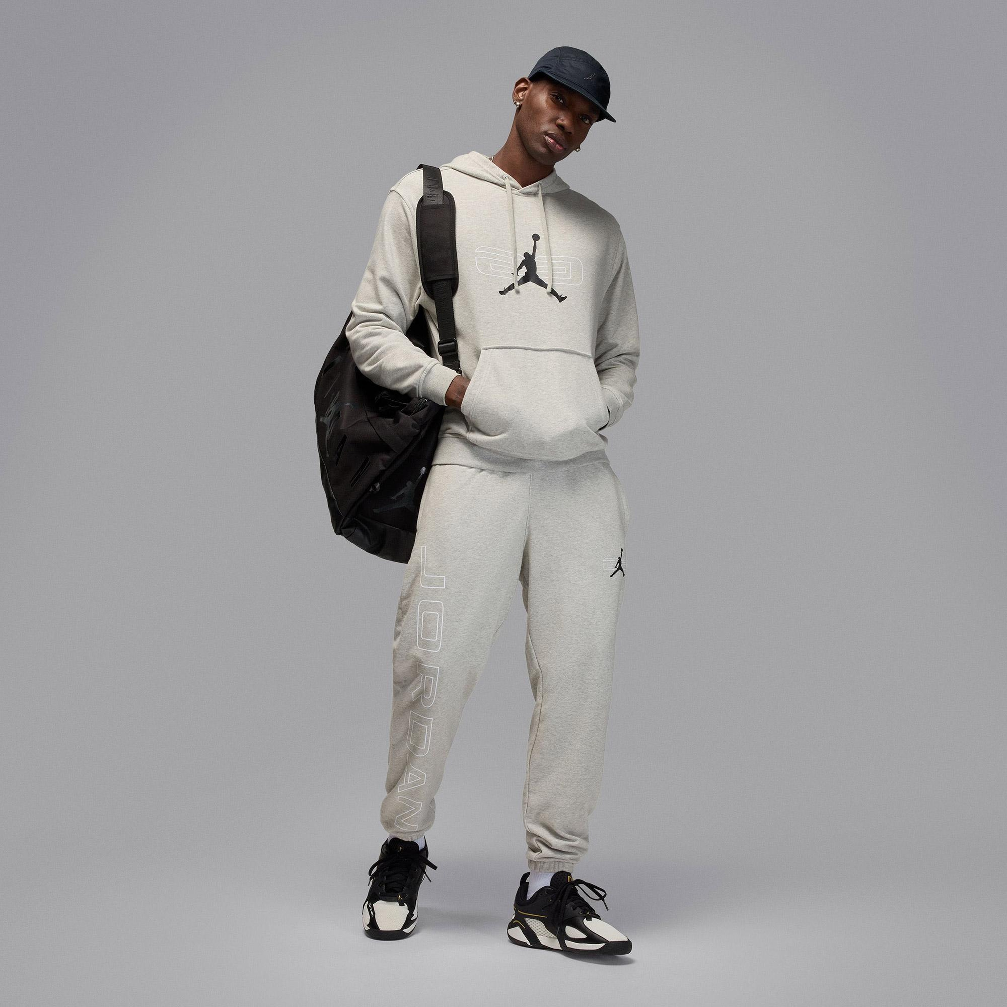 Jordan Sport Crossover Graphic Fleece Erkek Gri Eşofman Altı