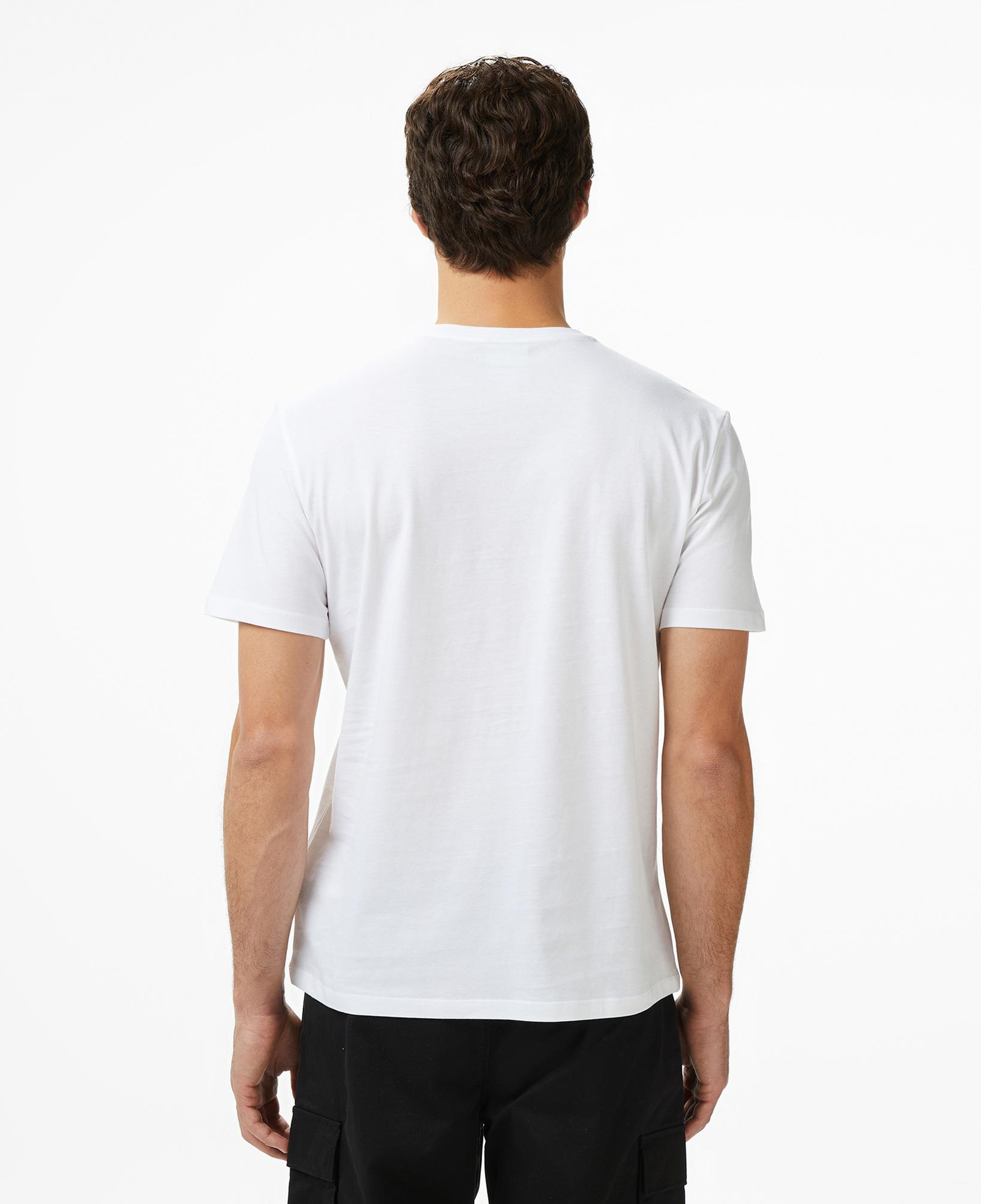 Calvin Klein Standard Logo Crew Erkek Beyaz T-Shirt