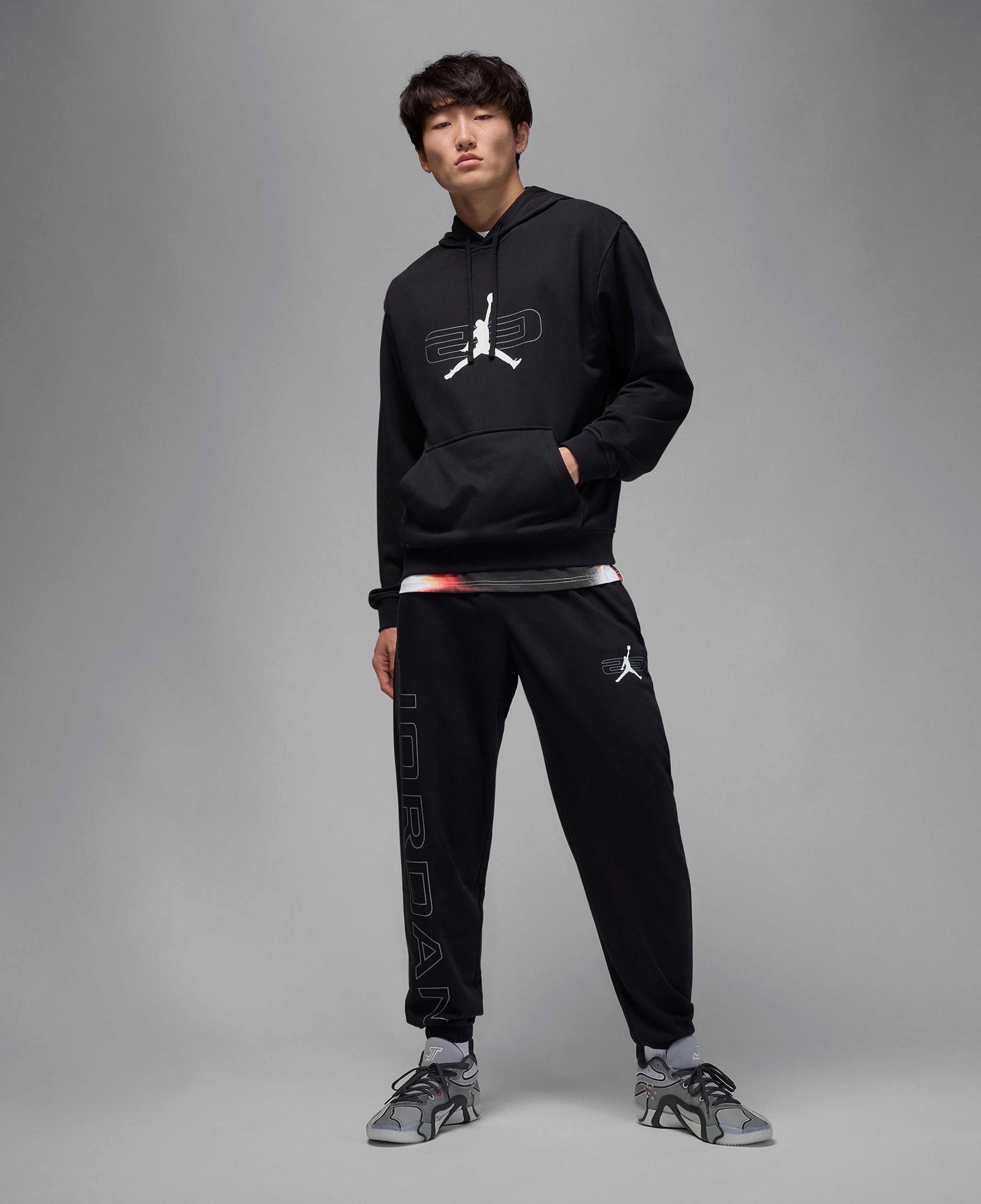 Jordan Sport Crossover Graphic Fleece Erkek Siyah Eşofman Altı