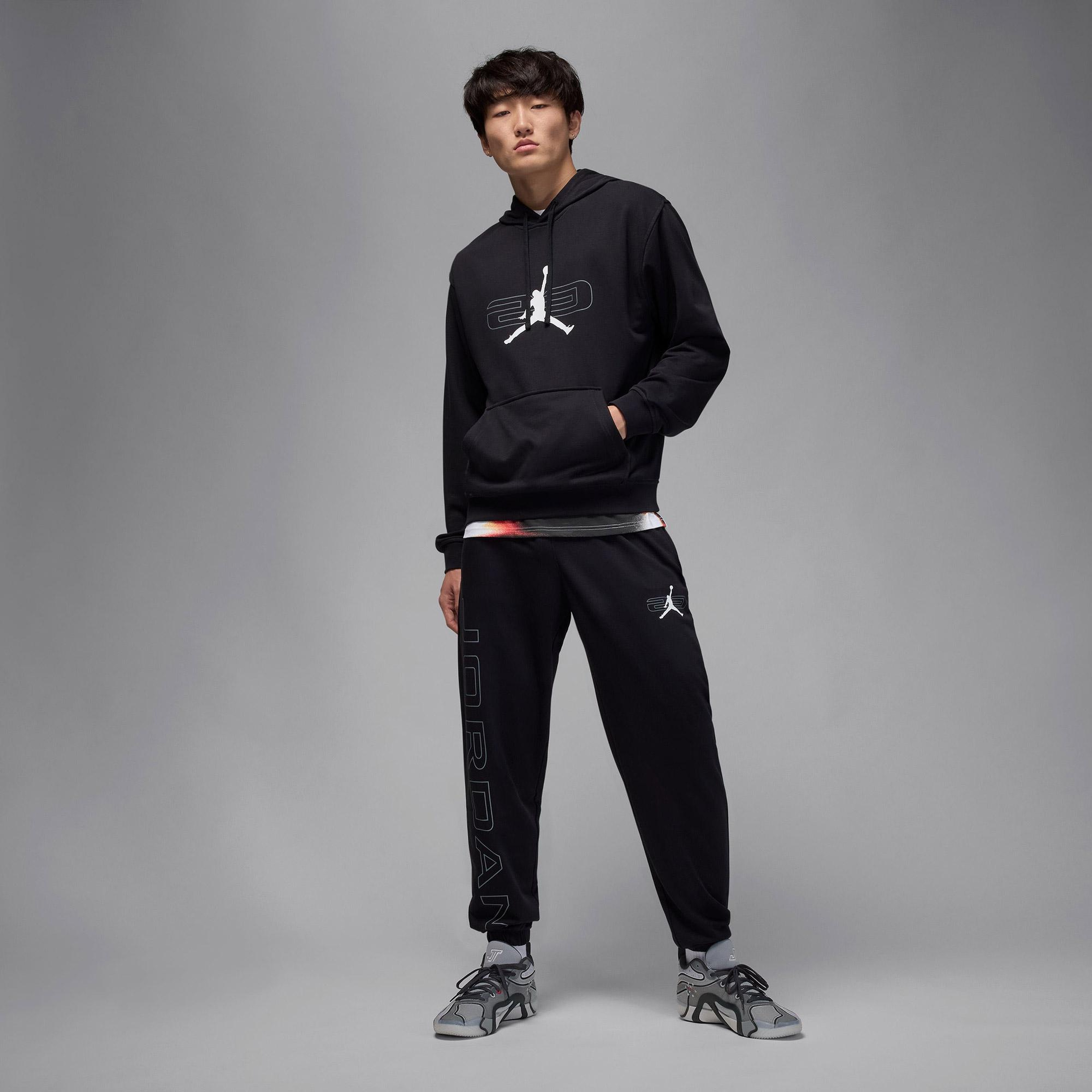 Jordan Sport Crossover Graphic Fleece Erkek Siyah Eşofman Altı