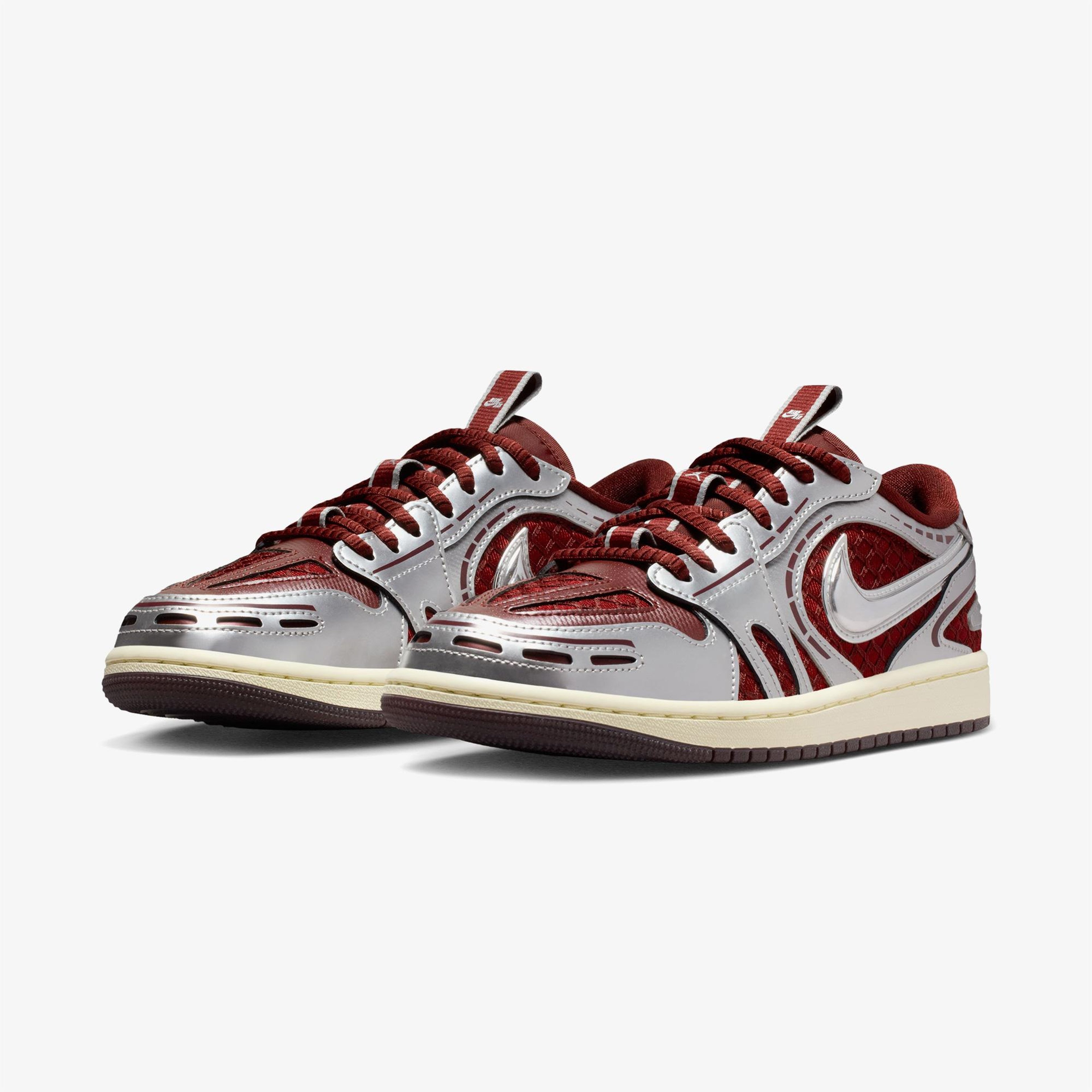 Jordan Air 1 Low Method of Make Kadın Bordo Spor Ayakkabı HQ2186