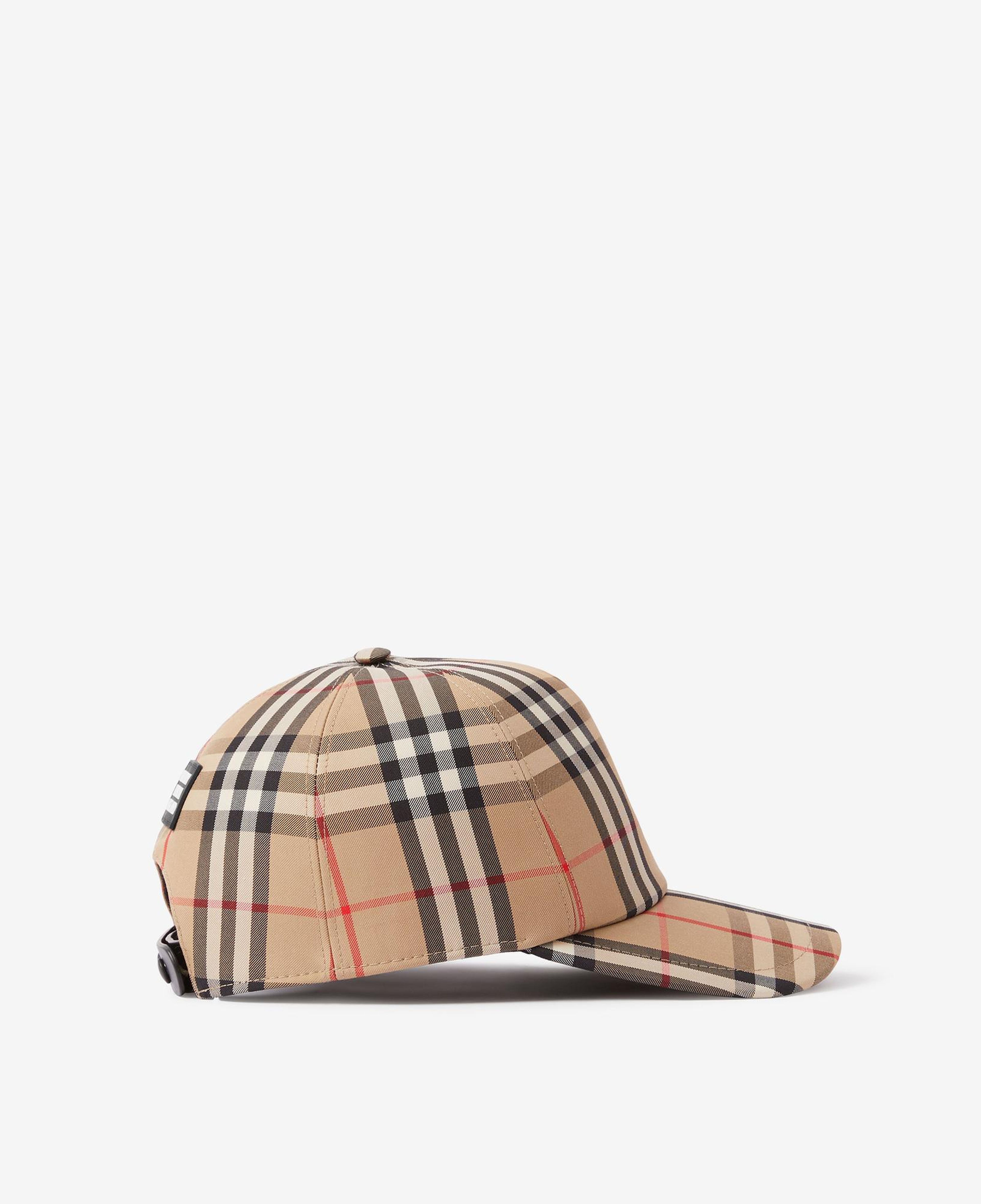 Burberry Trucker Logo Appliqu Vintage Kadın Bej Şapka