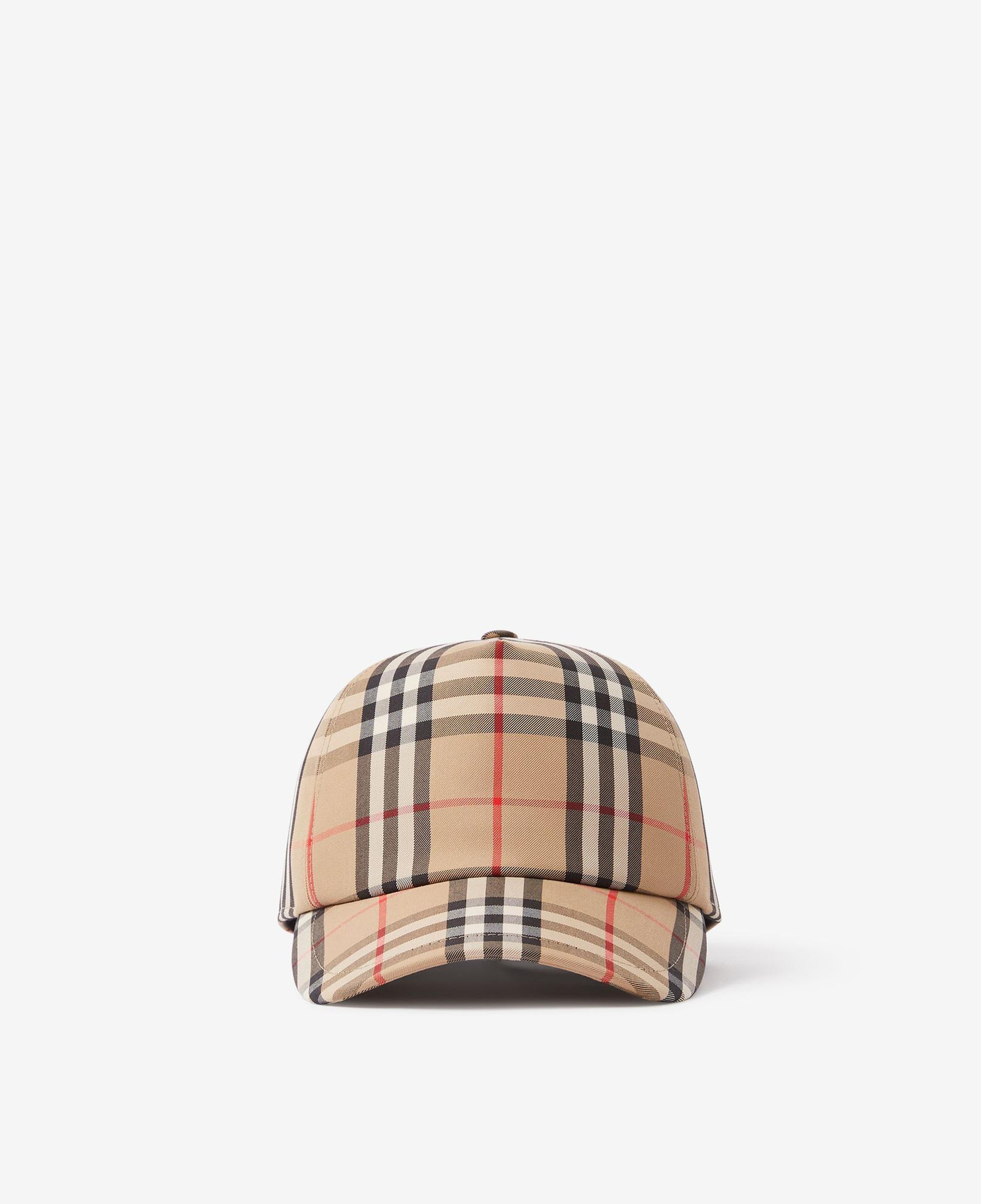 Burberry Trucker Logo Appliqu Vintage Kadın Bej Şapka