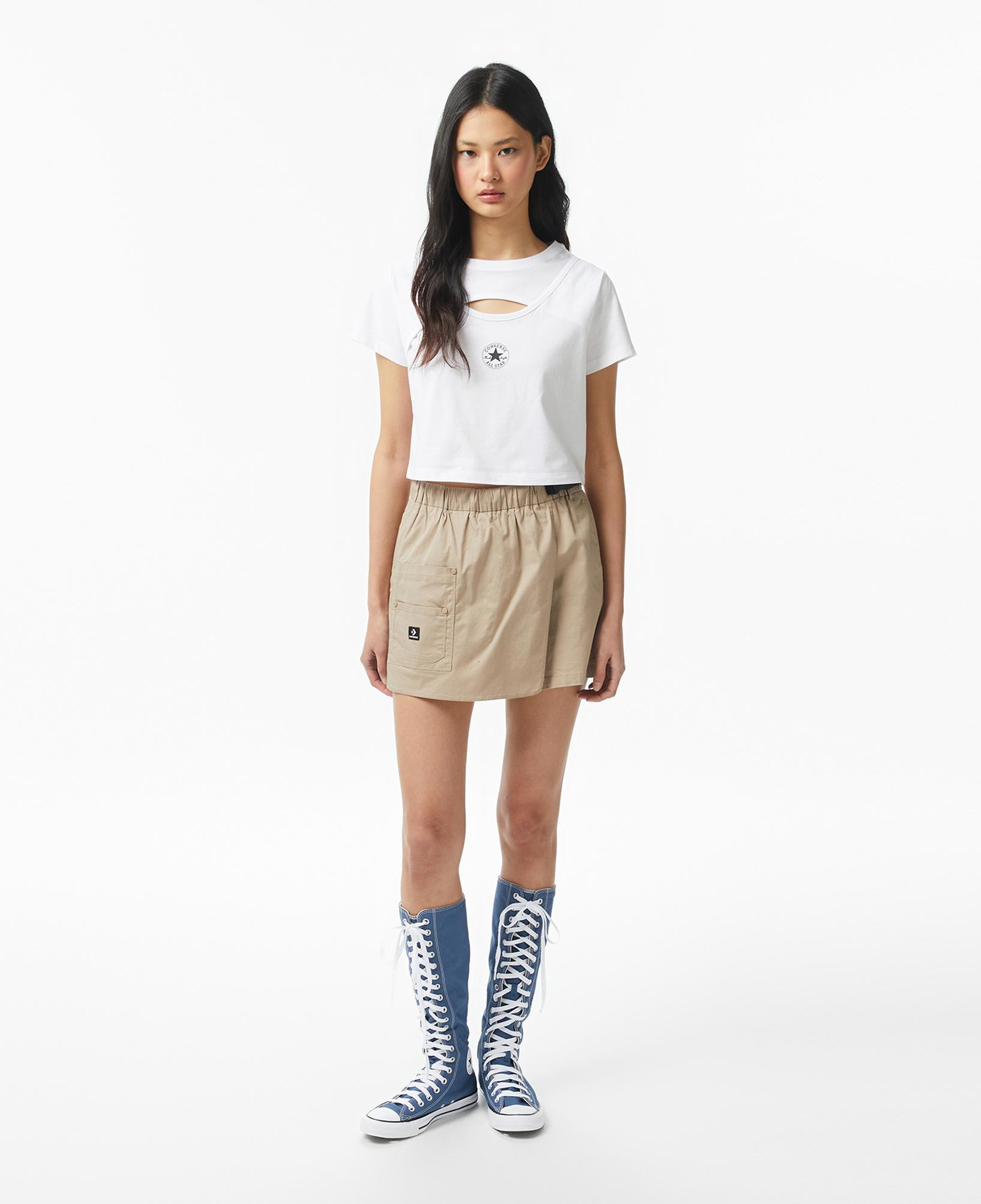 Converse Kadın Beyaz T-Shirt