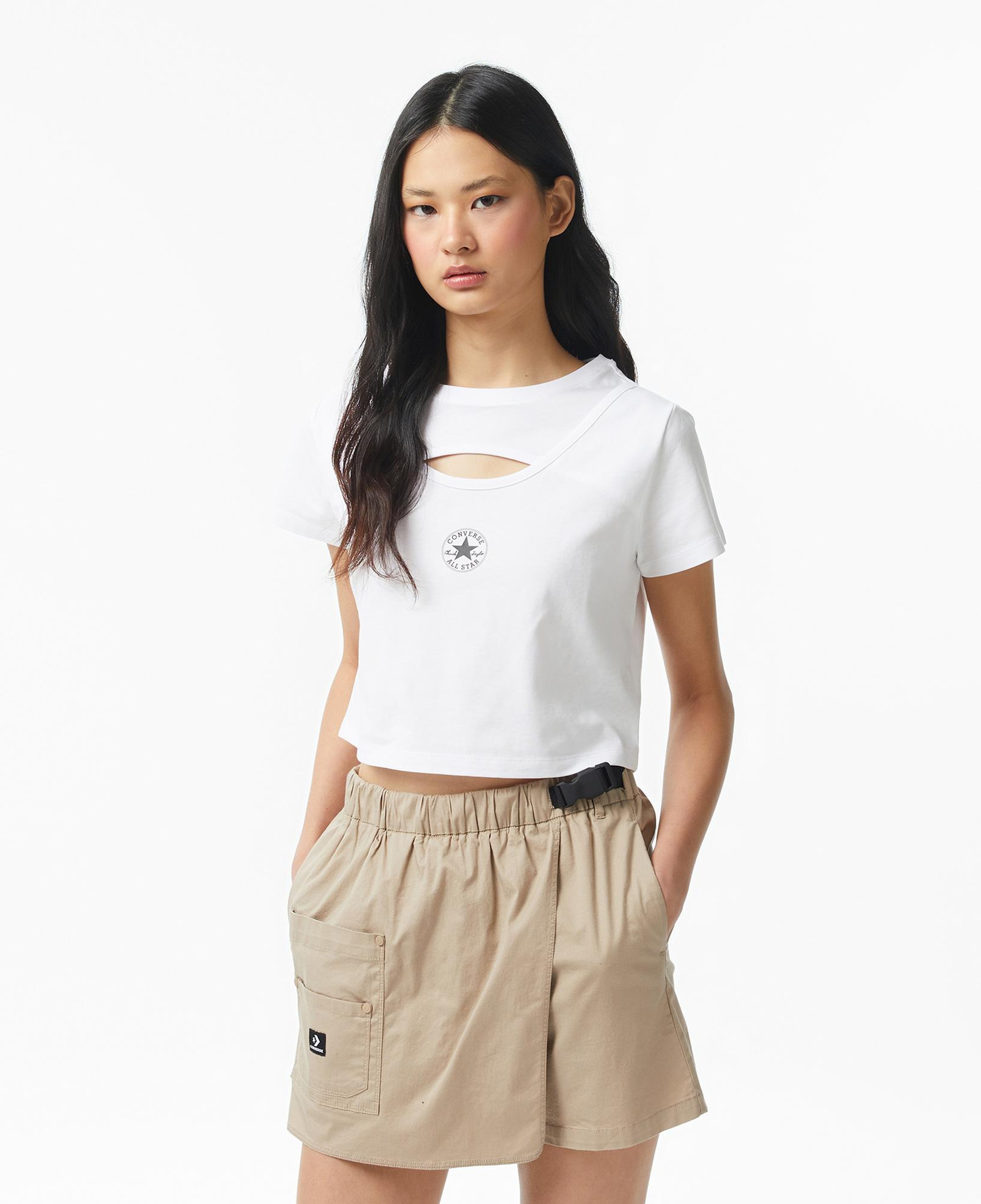 Converse Kadın Beyaz T-Shirt