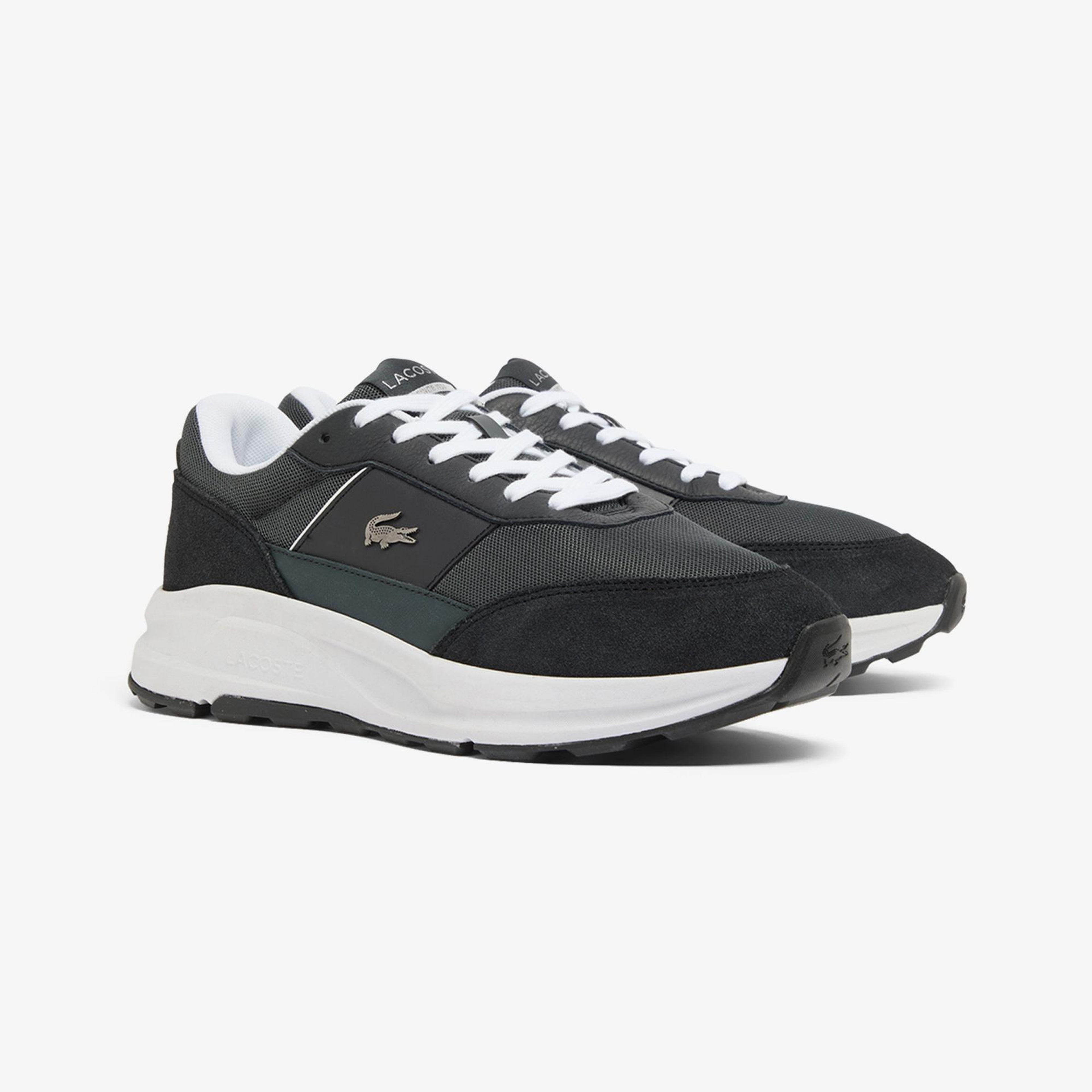 Lacoste Run Set CGR Bar Erkek Koyu Gri Sneaker