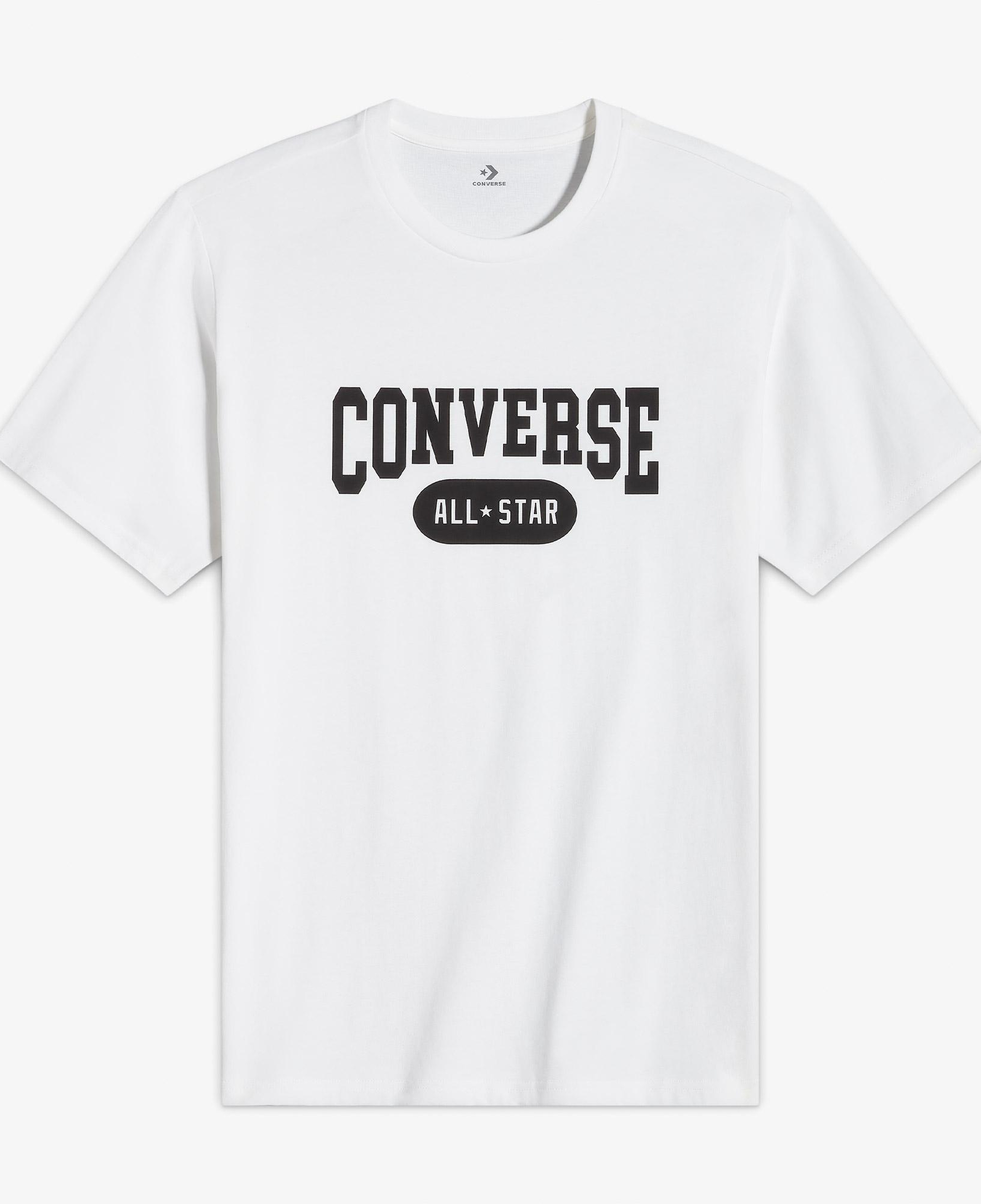Converse Erkek Baskılı Beyaz T-Shirt