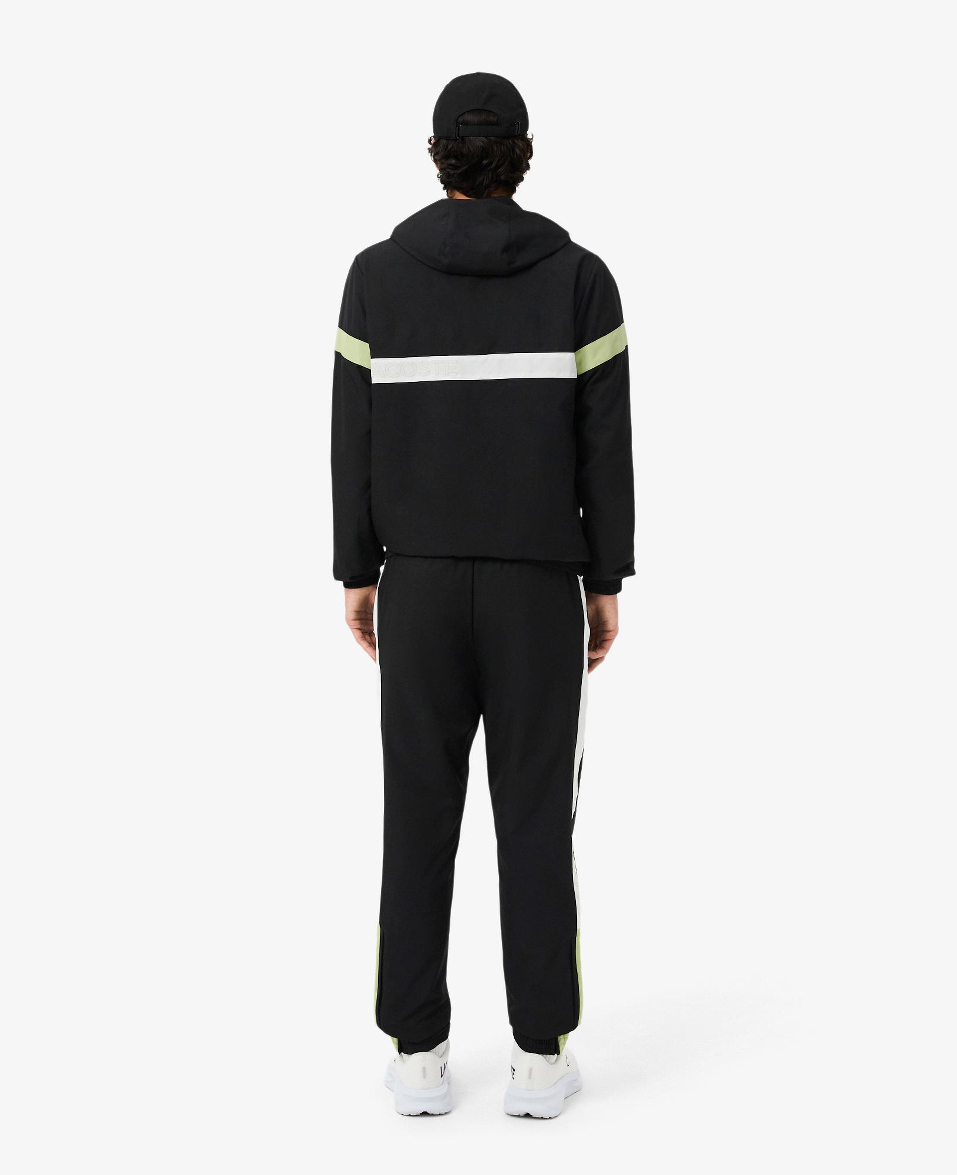 Lacoste Erkek Regular Fit Renk Bloklu Siyah Eşofman Takımı