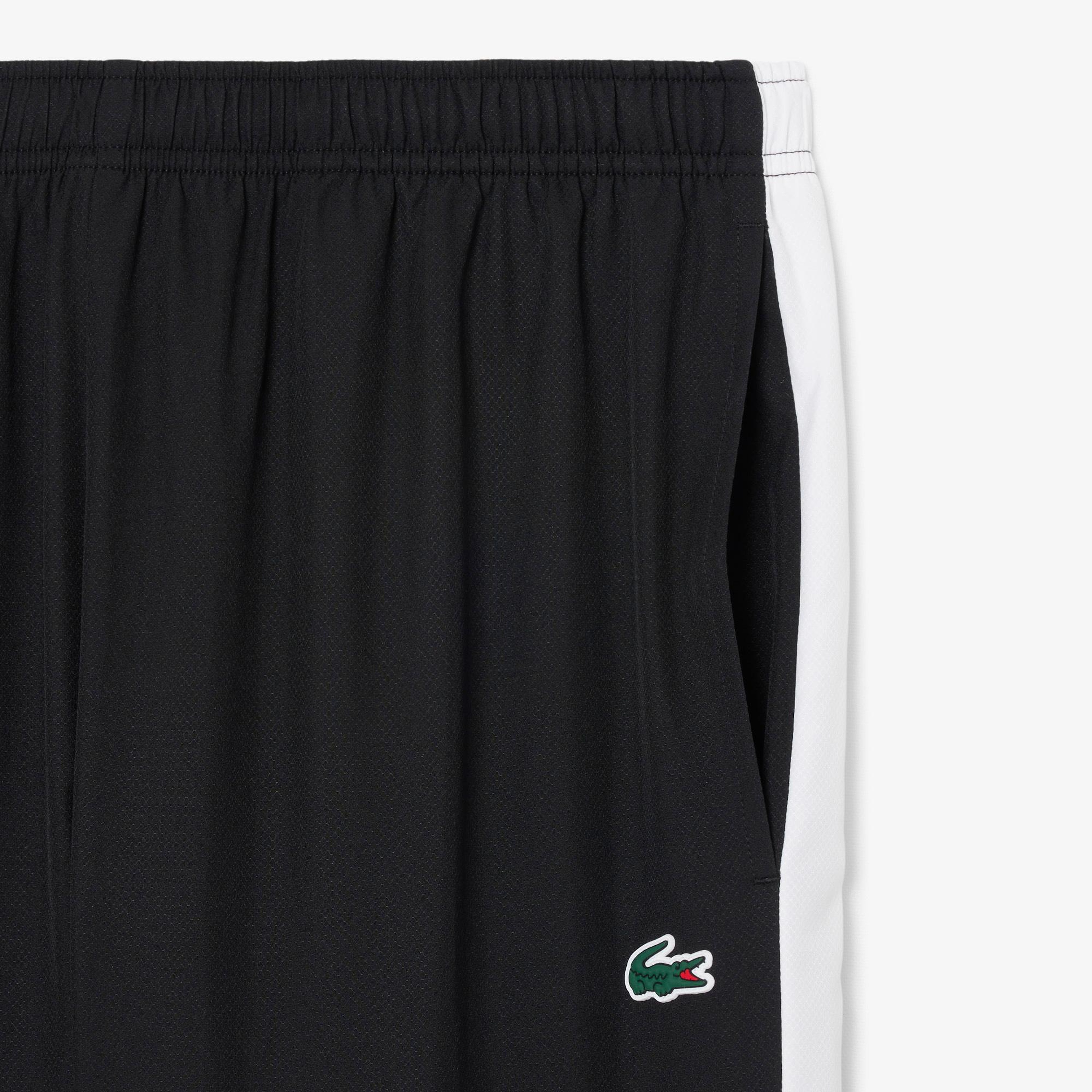 Lacoste Erkek Regular Fit Renk Bloklu Siyah Eşofman Takımı