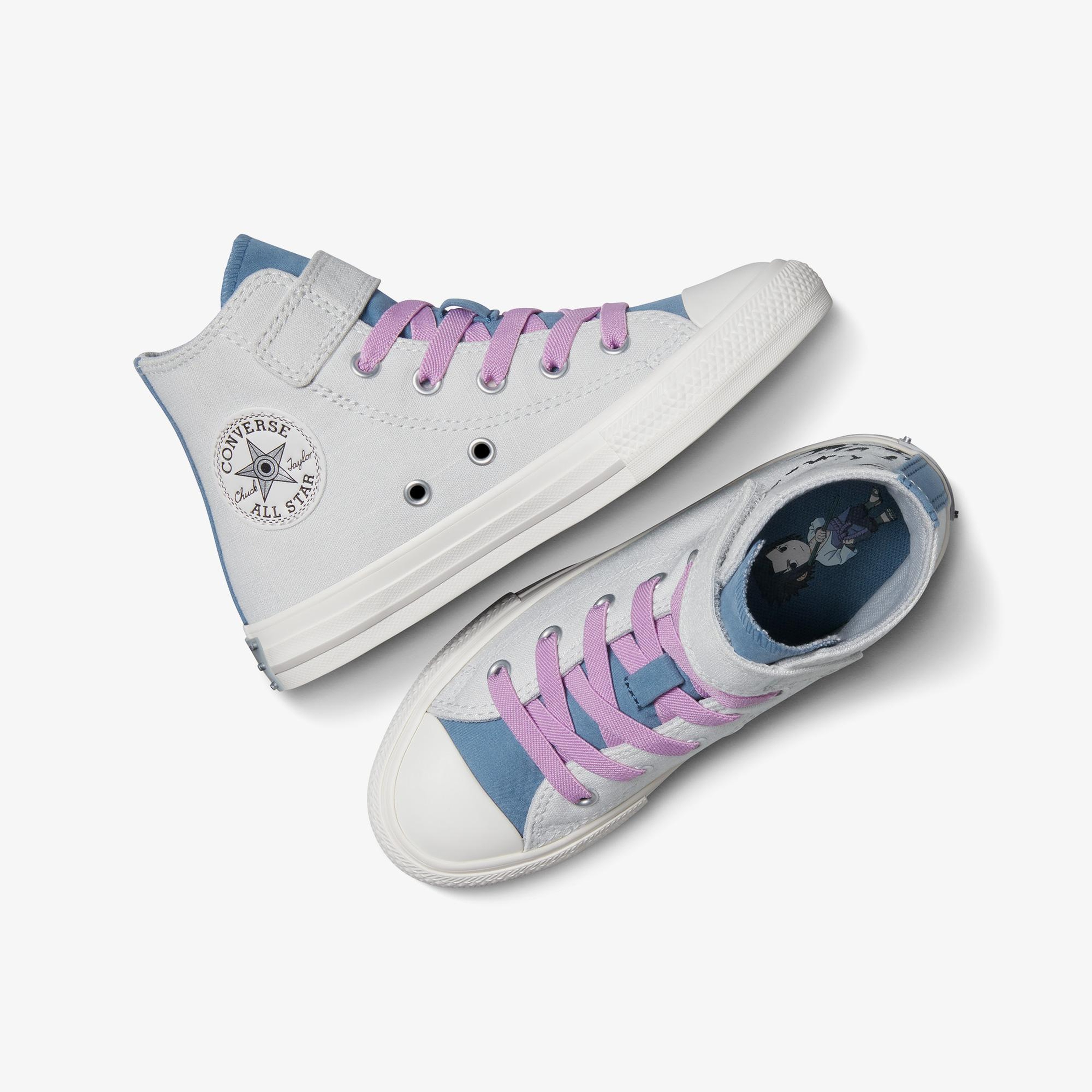 Converse x Naruto Çocuk Gri Chuck Taylor All Star Sneaker