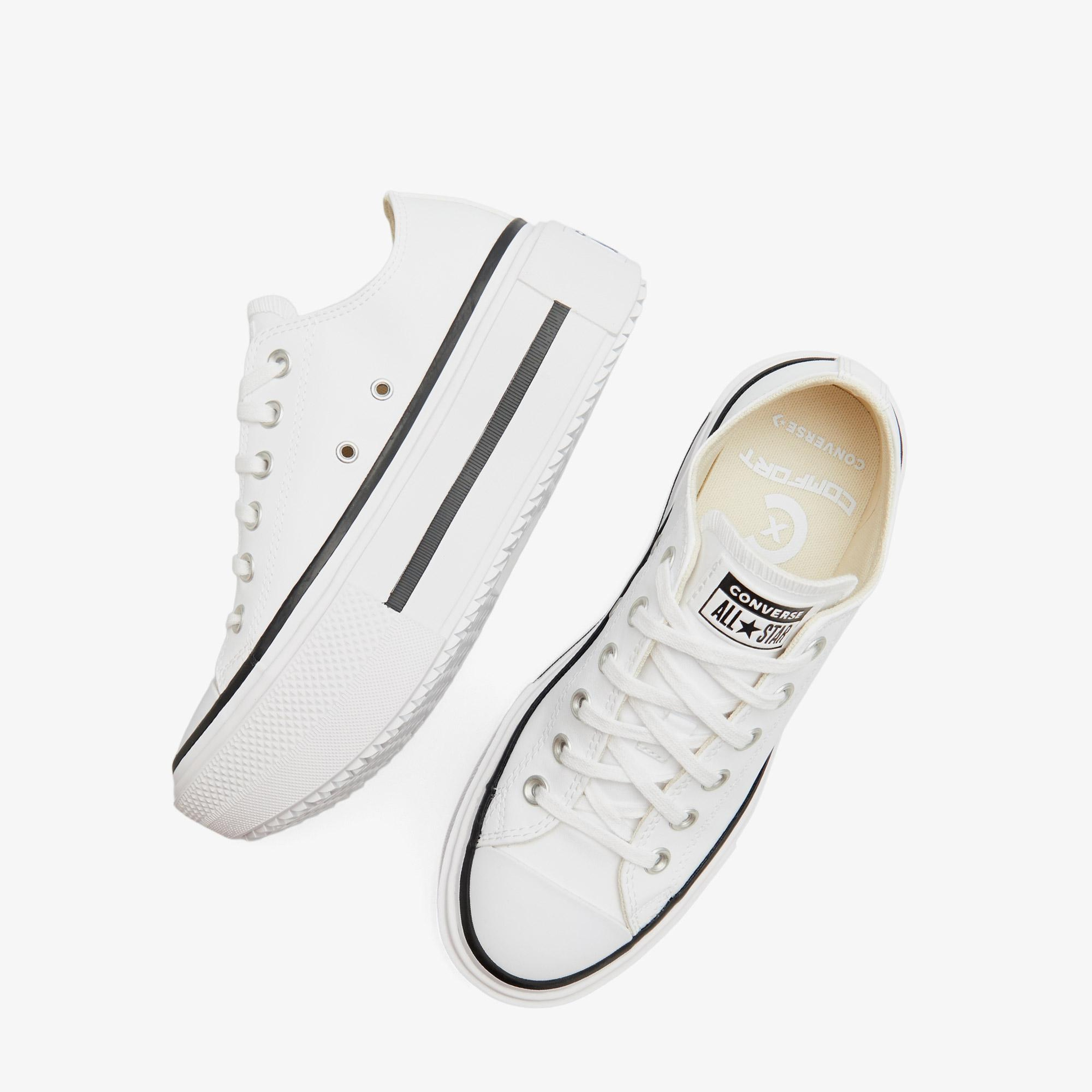 Converse Chuck Taylor All Star Lift Double Stack Unisex Beyaz Sneaker