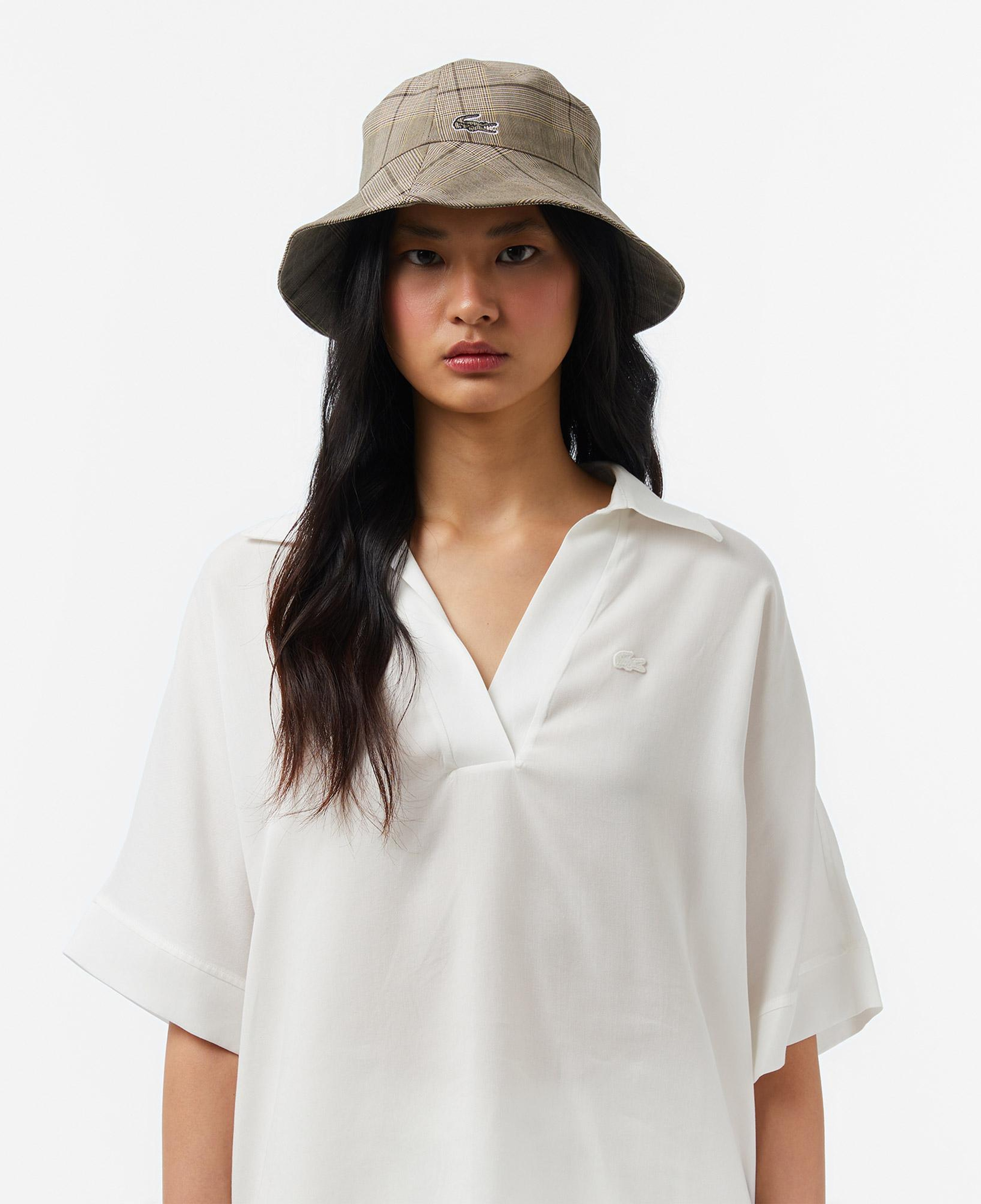 Lacoste Kadın Regular Fit Kısa Kollu Polo Yaka Beyaz Bluz