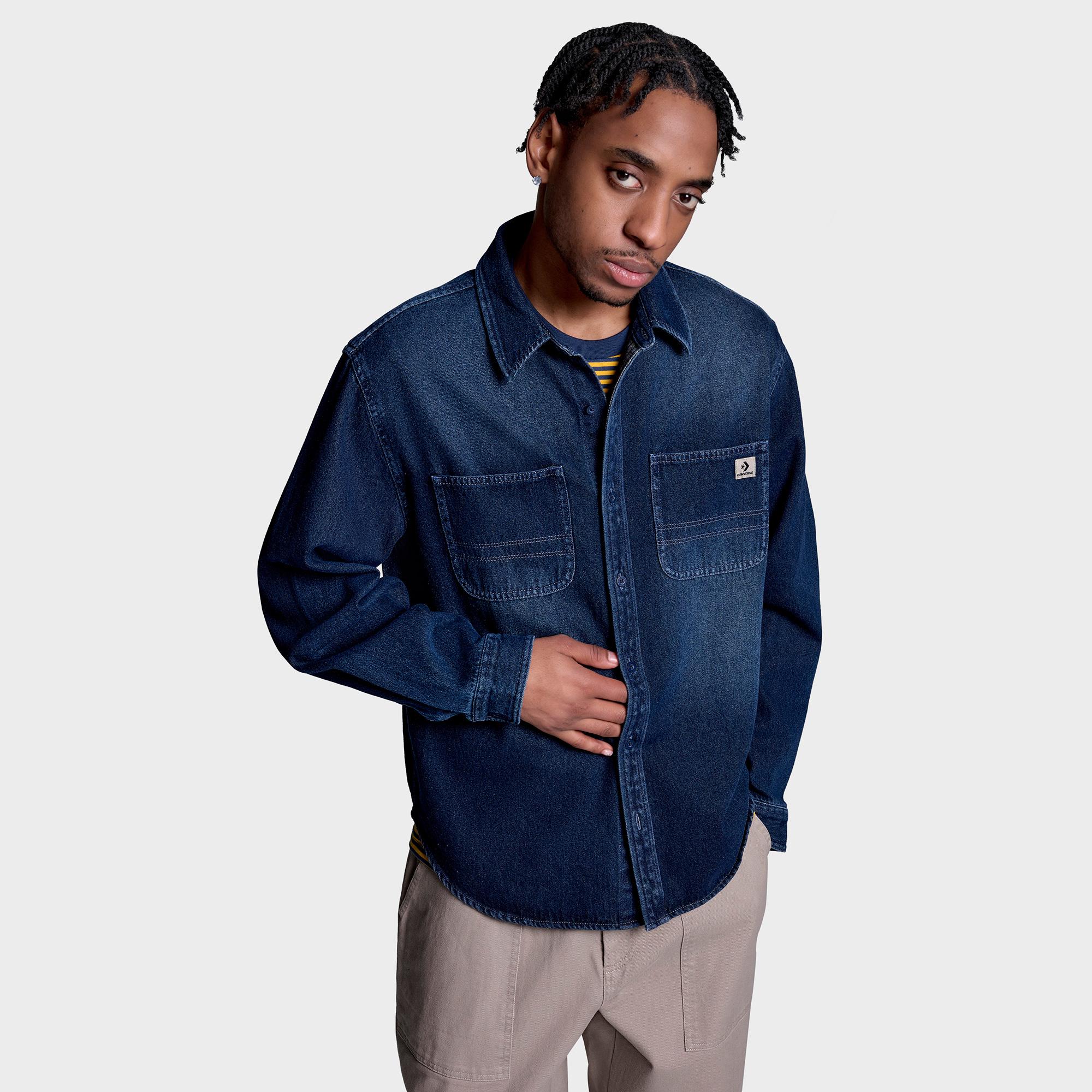 Converse Denim Erkek Siyah T-Shirt