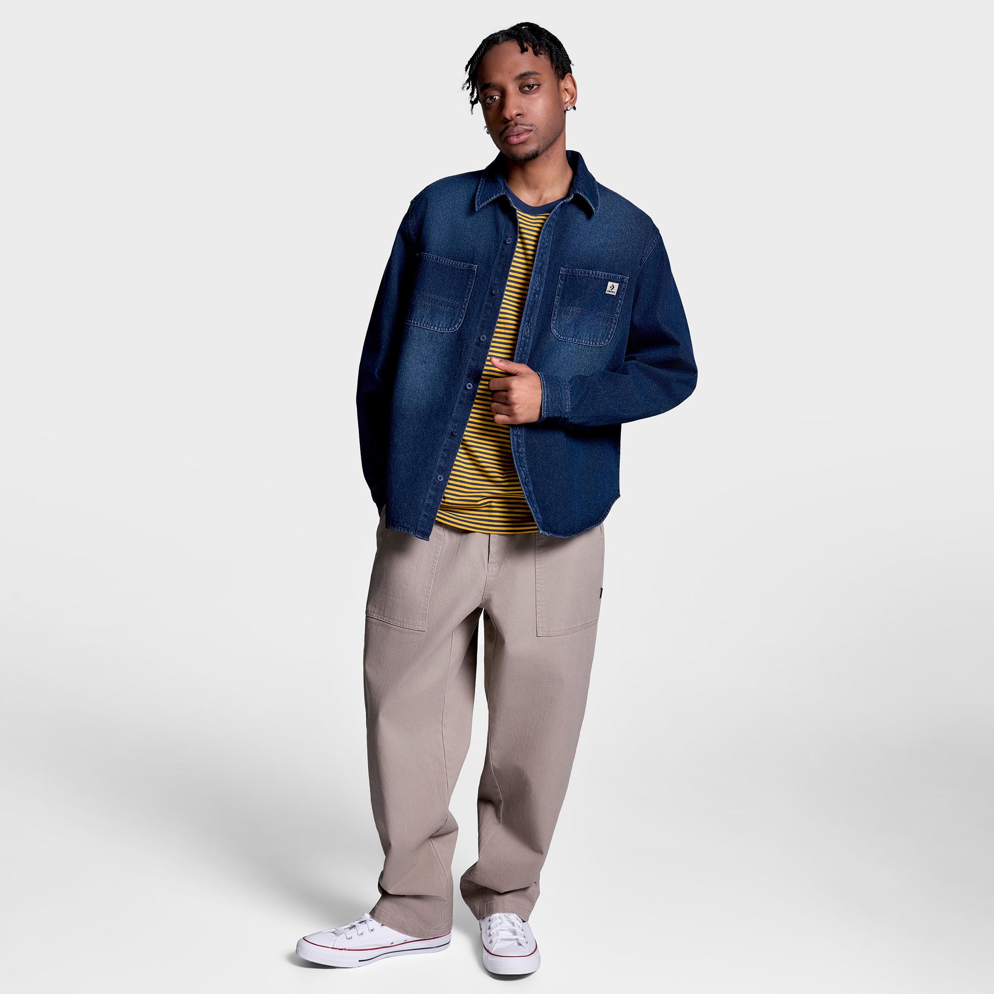 Converse Denim Erkek Siyah T-Shirt