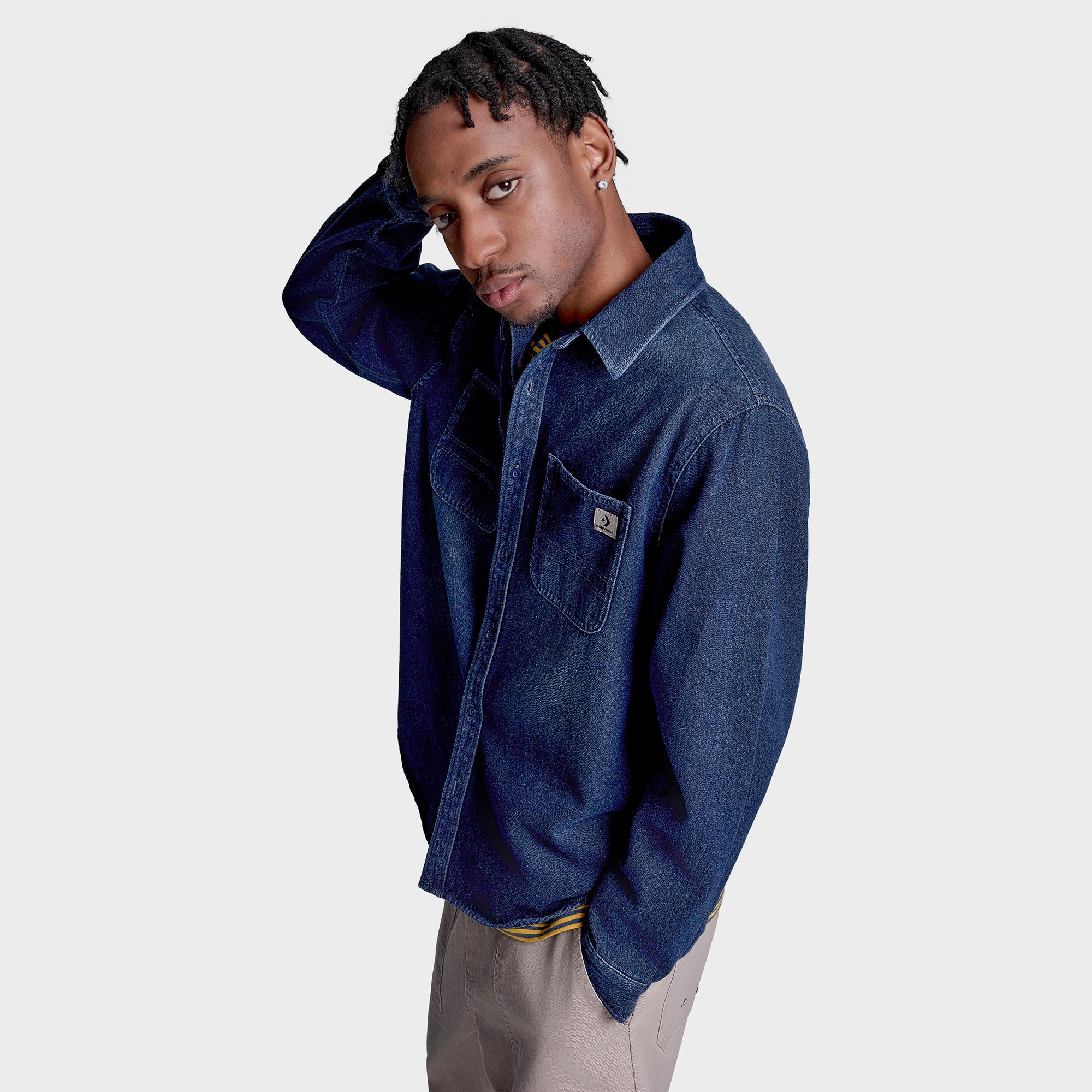 Converse Denim Erkek Siyah T-Shirt