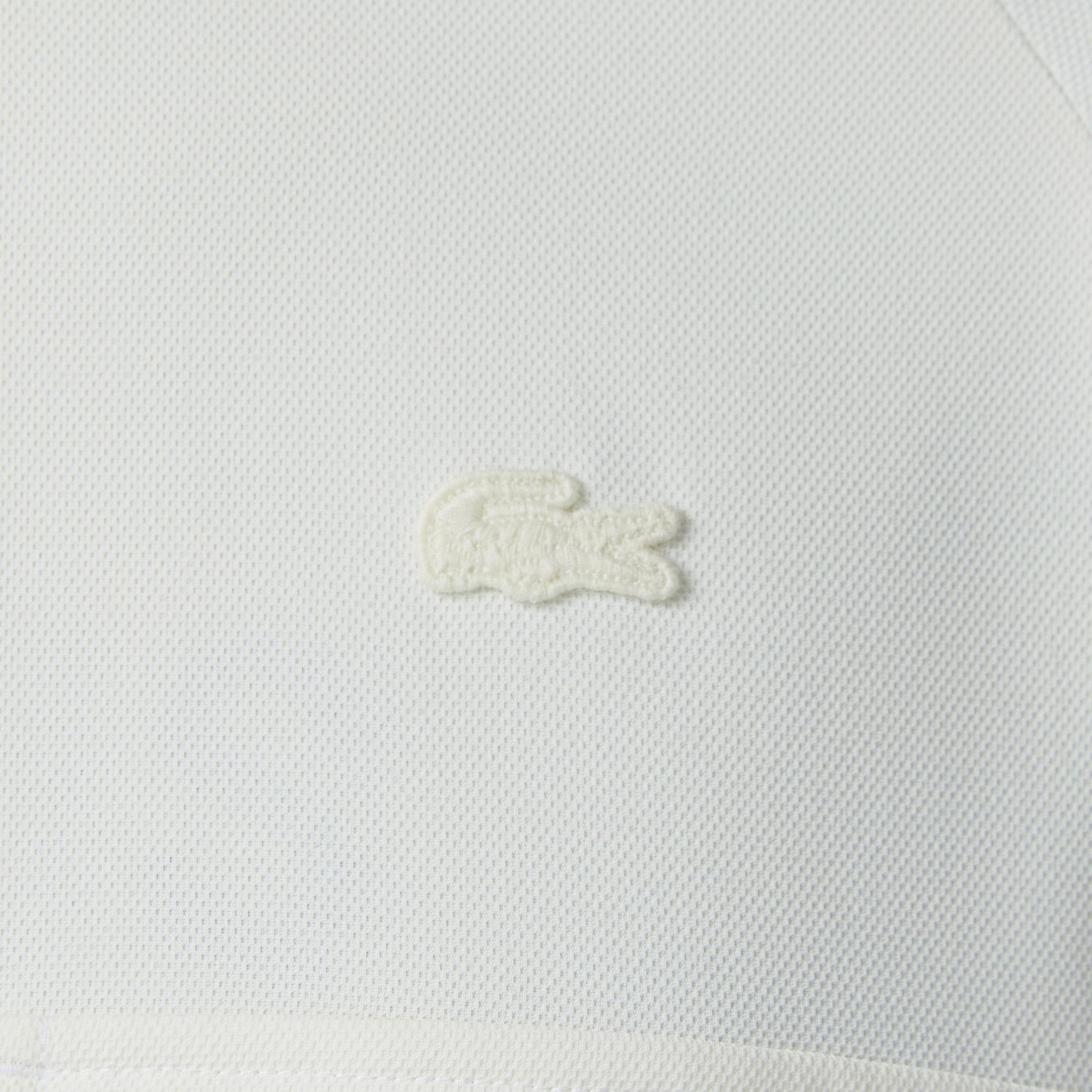 Lacoste Kadın Regular Fit Fermuarlı Krem Ceket