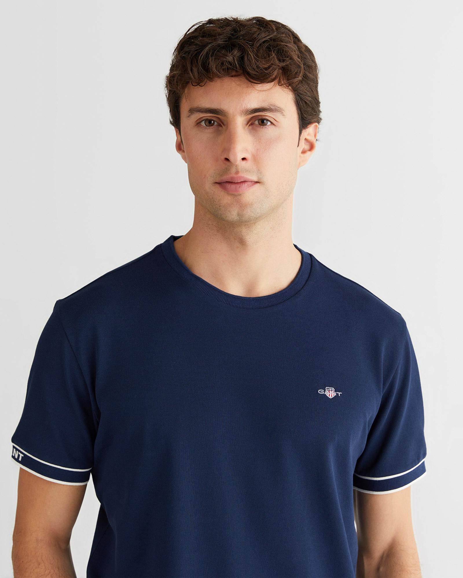 GANT Erkek Lacivert T-Shirt