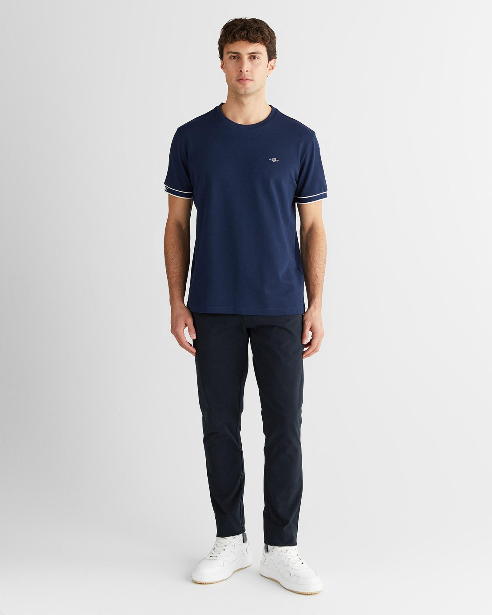 GANT Erkek Lacivert T-Shirt