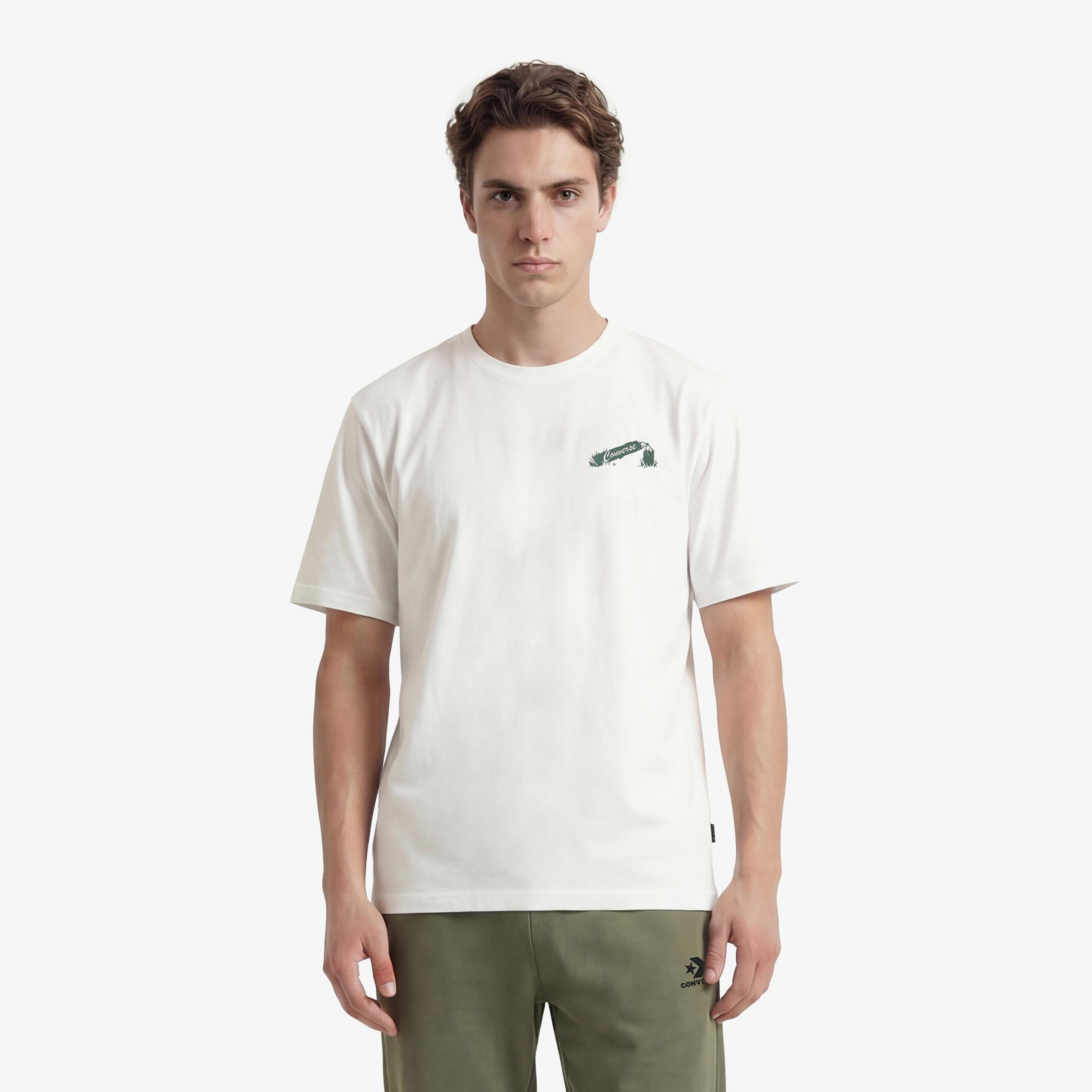 Converse Erkek Beyaz T-Shirt