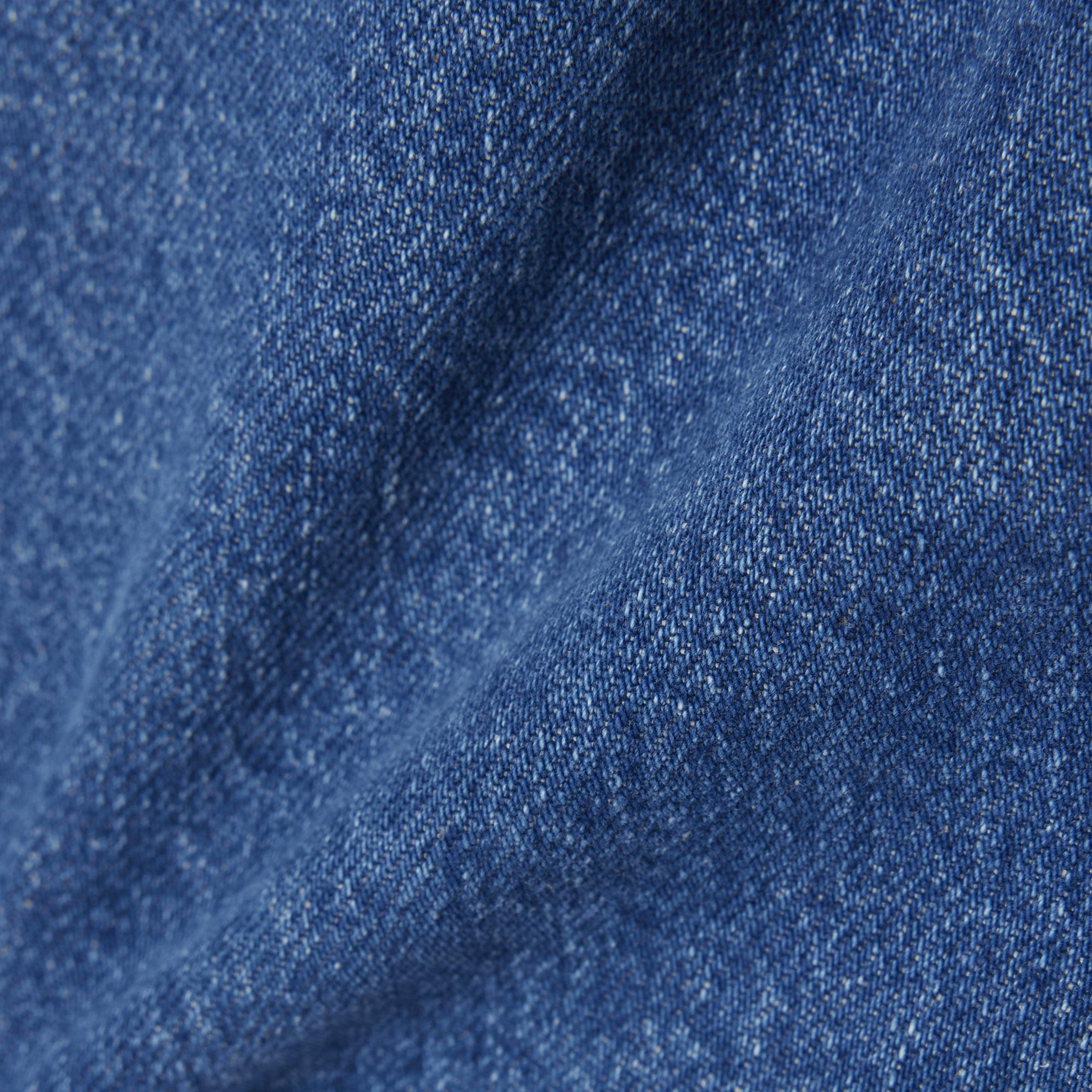 Lacoste Kadın Wide Leg Denim Lacivert Şort