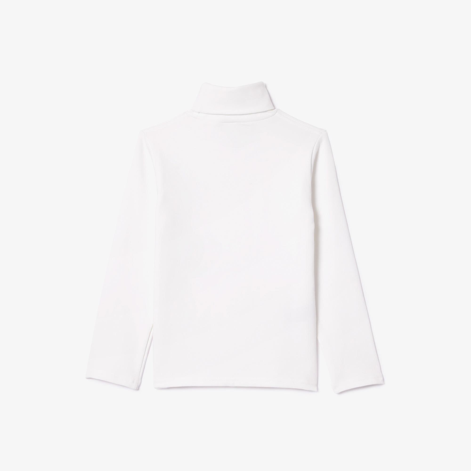 Lacoste Çocuk Bisiklet Yaka Beyaz T-Shirt