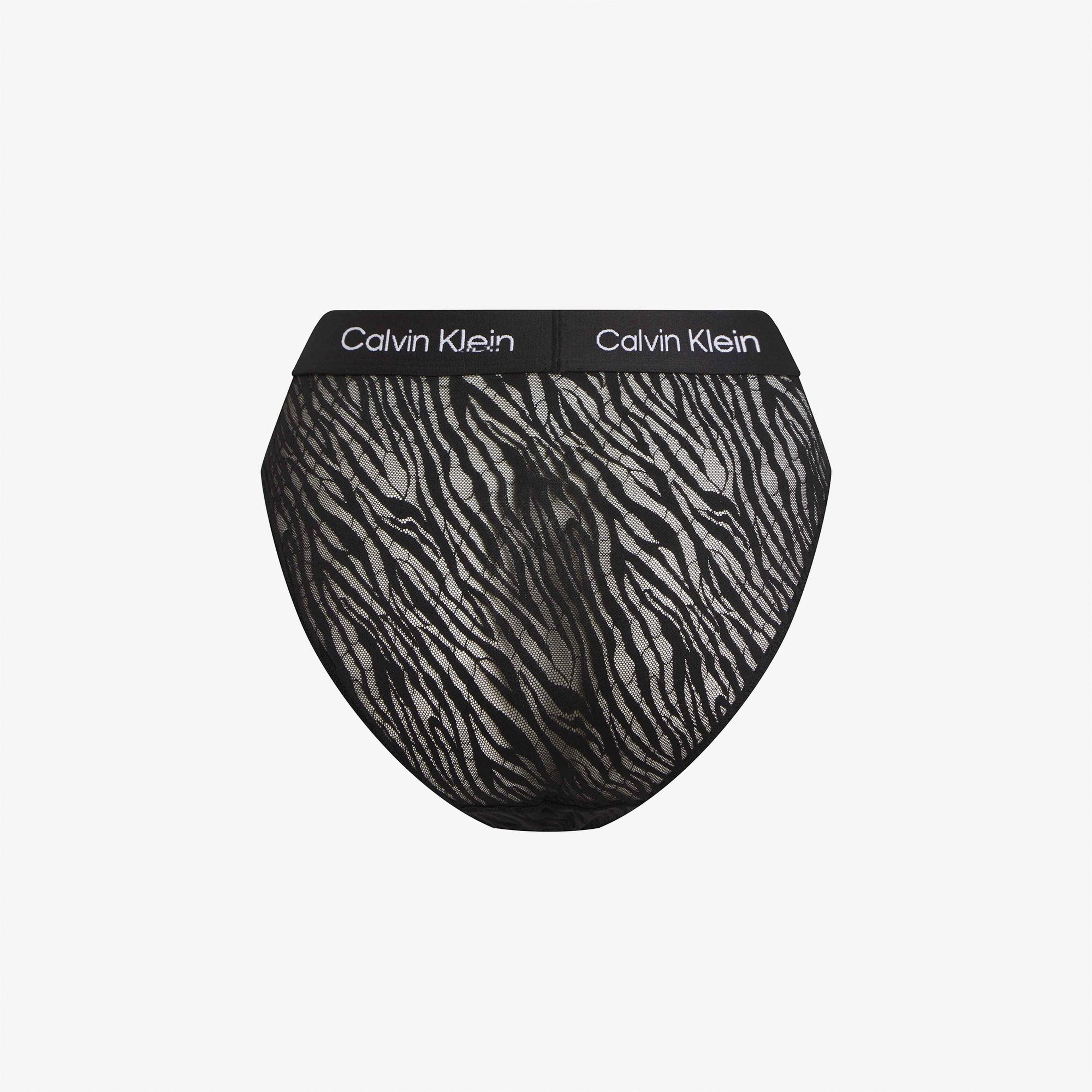 Calvin Klein High Waist Kadın Siyah Külot