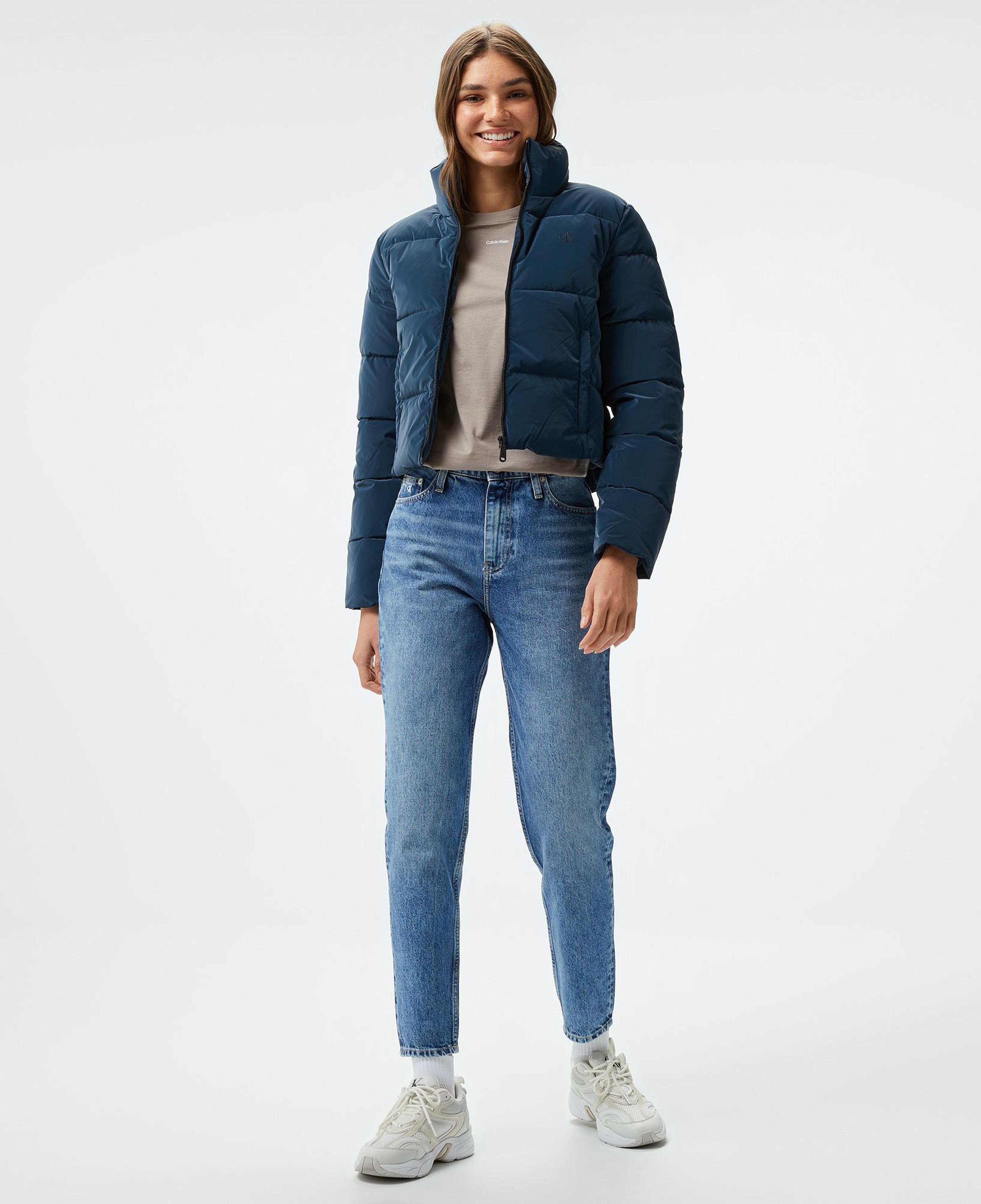 Calvin Klein Jeans Soft Touch Short Fitted Kadın Lacivert Ceket