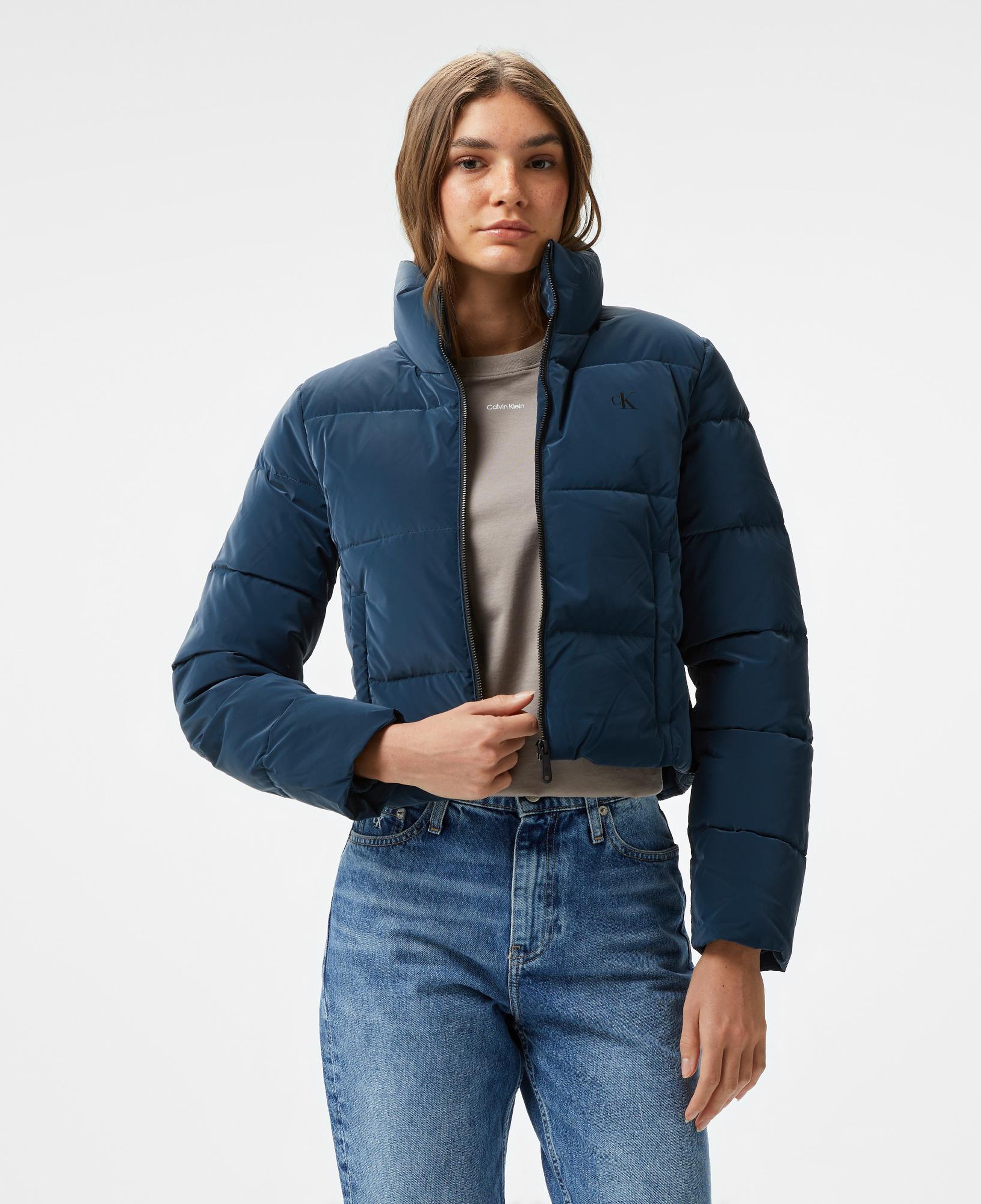 Calvin Klein Jeans Soft Touch Short Fitted Kadın Lacivert Ceket