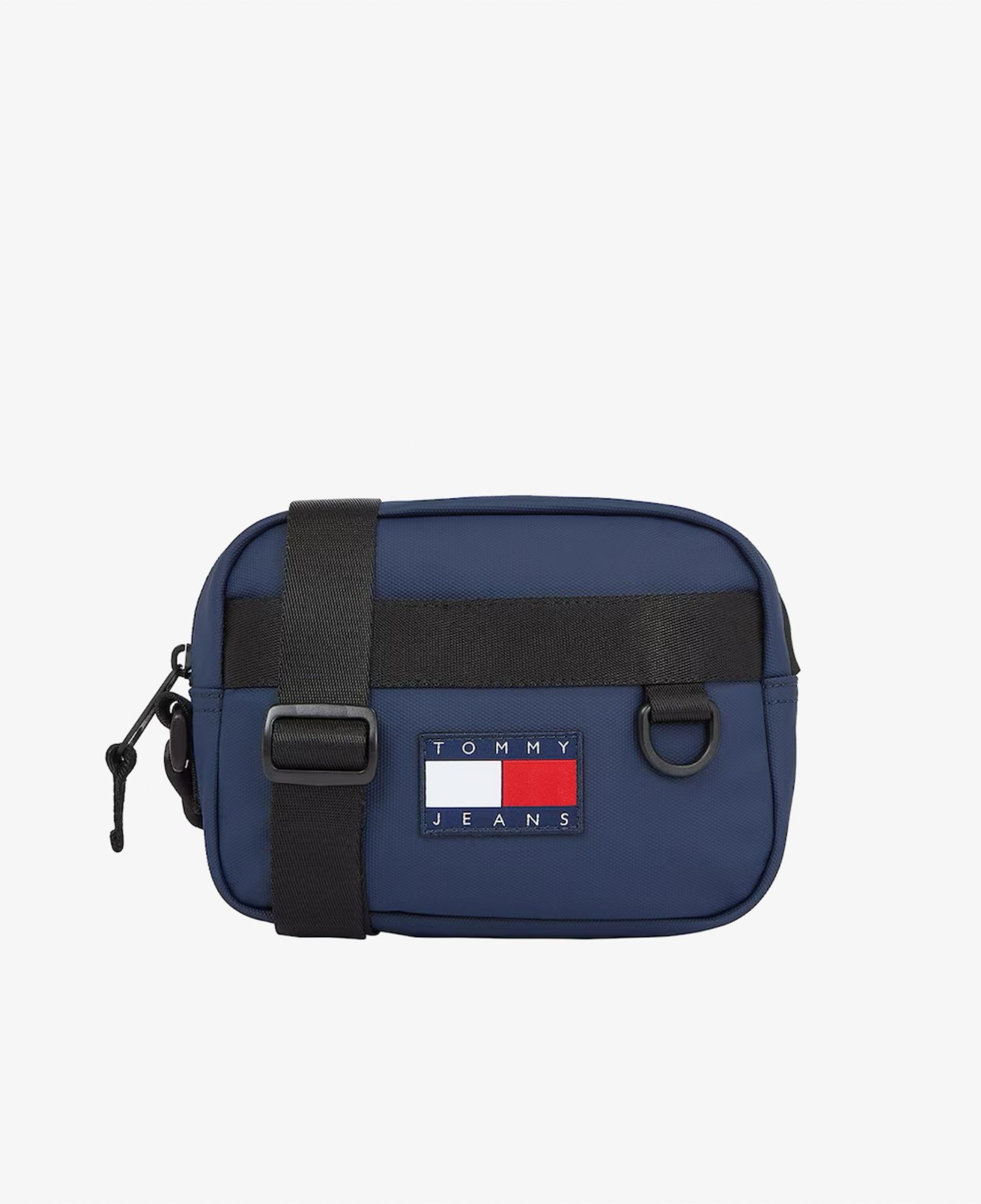 Tommy Jeans Elevated Crossover Erkek Mavi Omuz Çantası