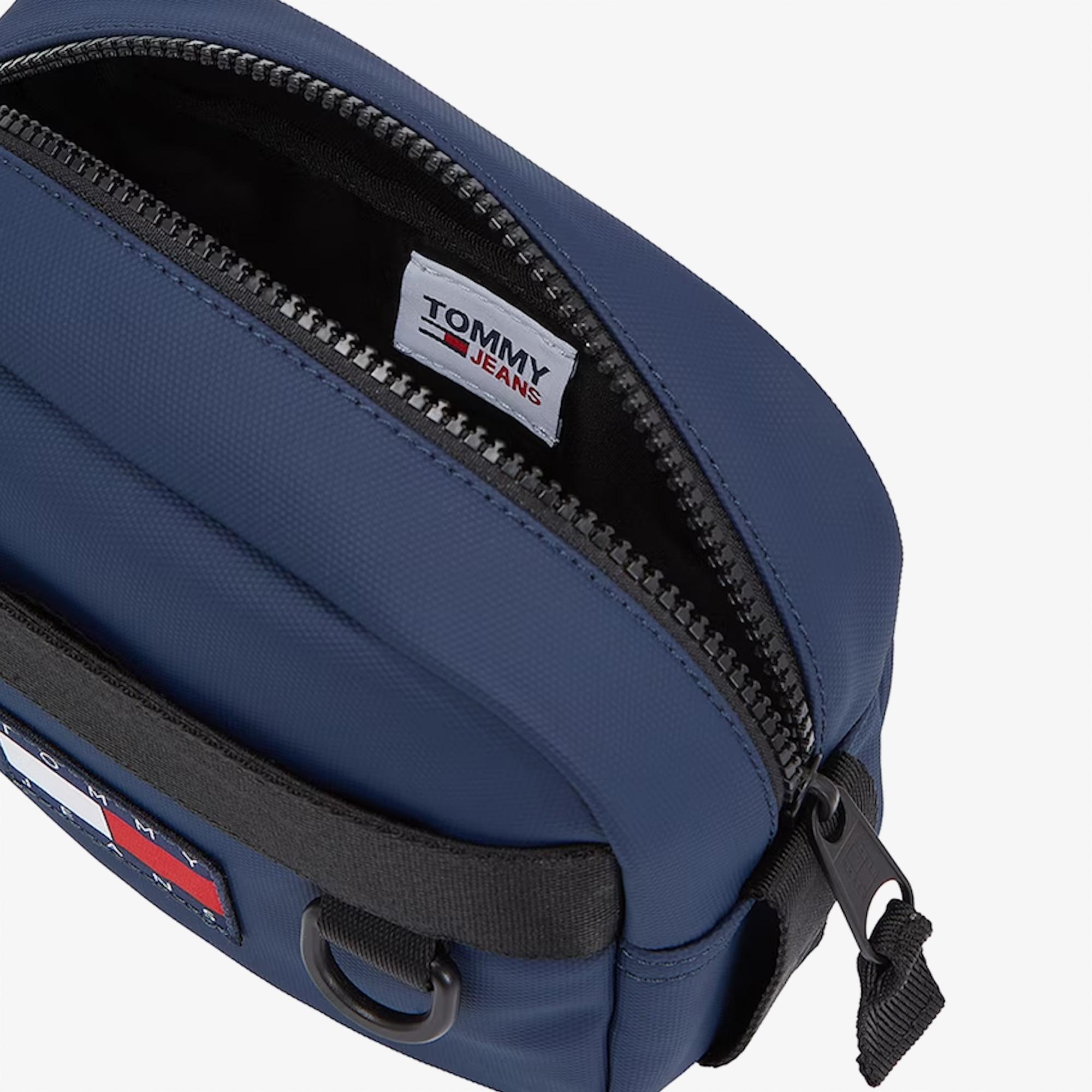 Tommy Jeans Elevated Crossover Erkek Mavi Omuz Çantası