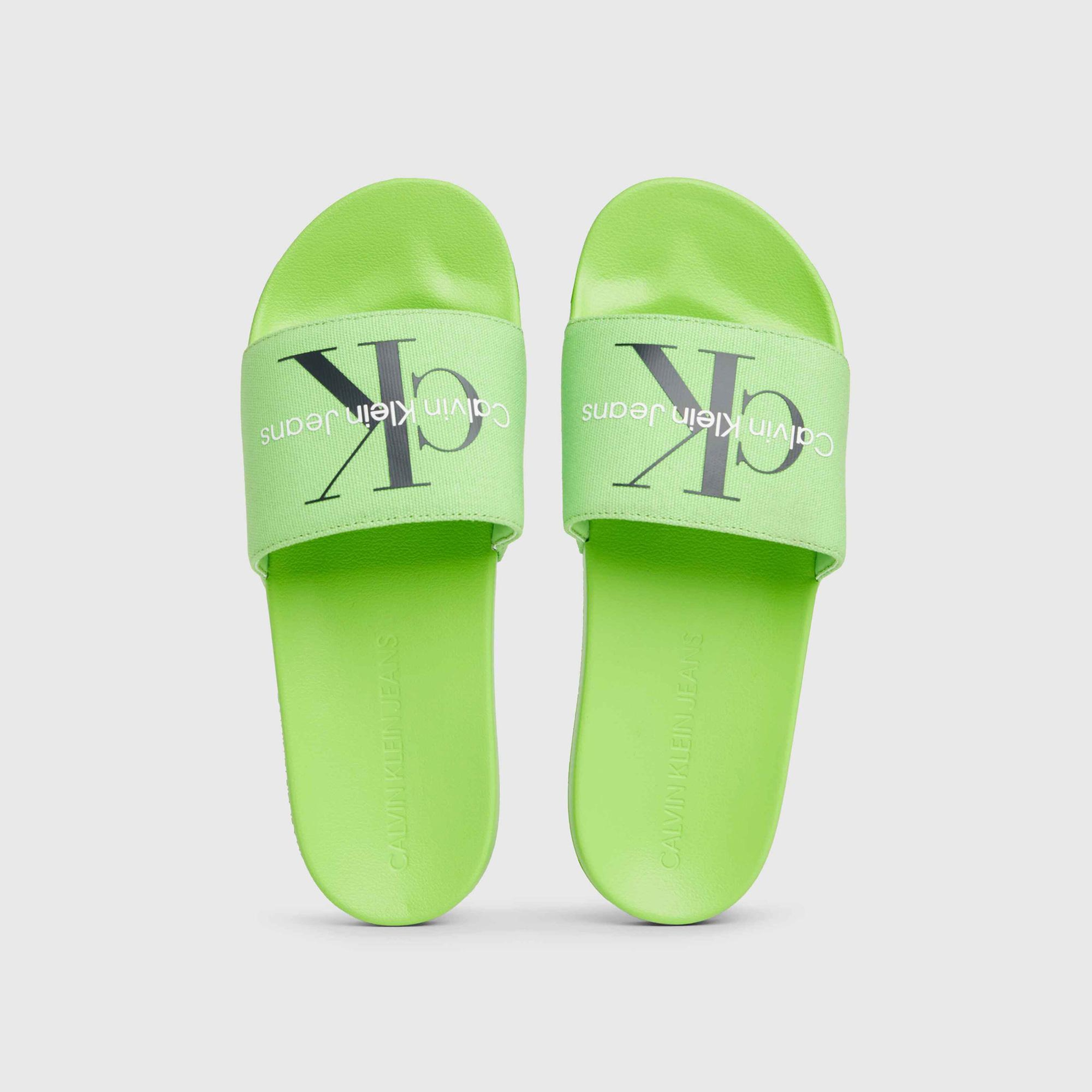 Calvin Klein Jeans Miami Erkek Yeşil Terlik