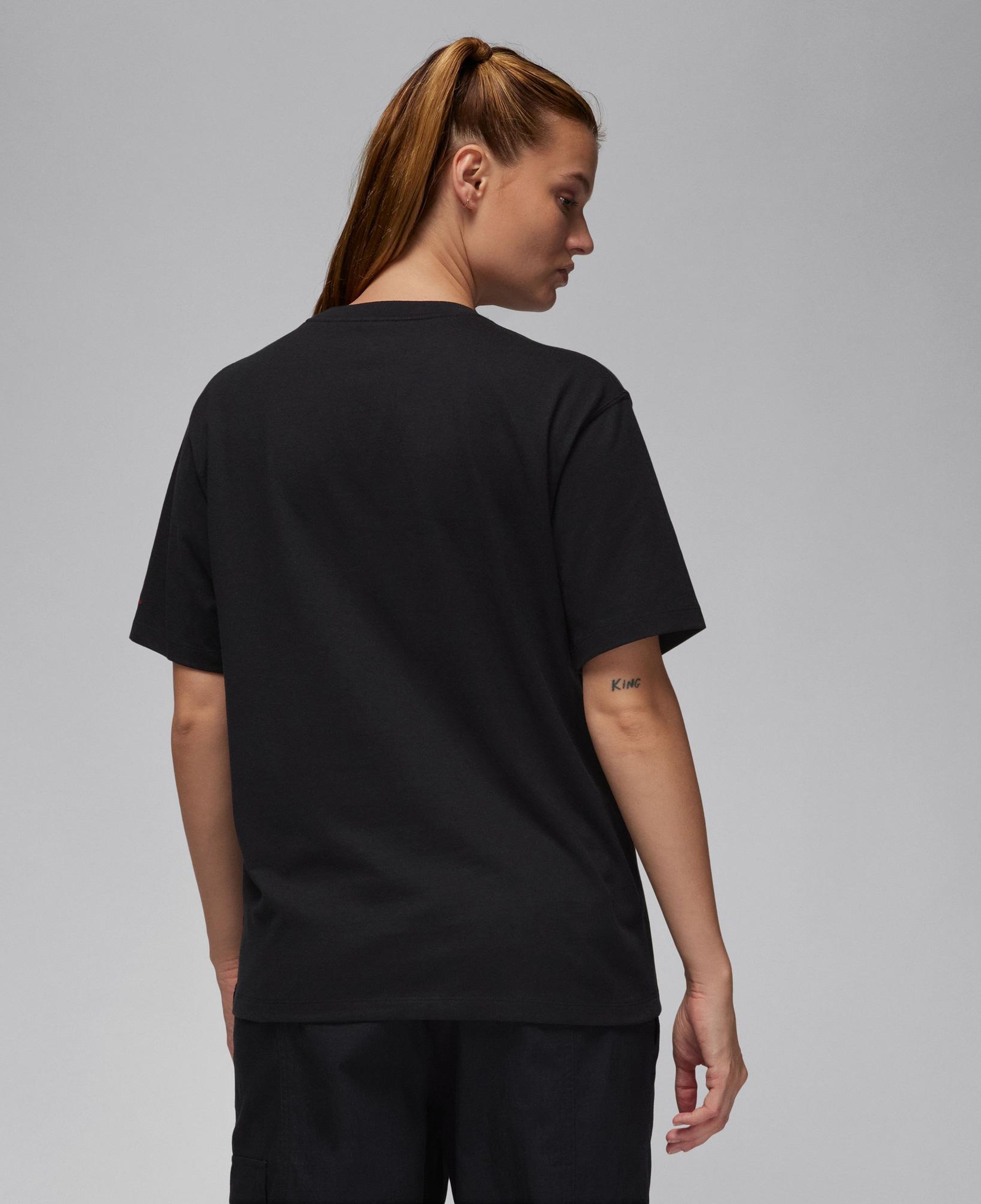 Jordan Flight Heritage Graphics Kadın Siyah T-Shirt