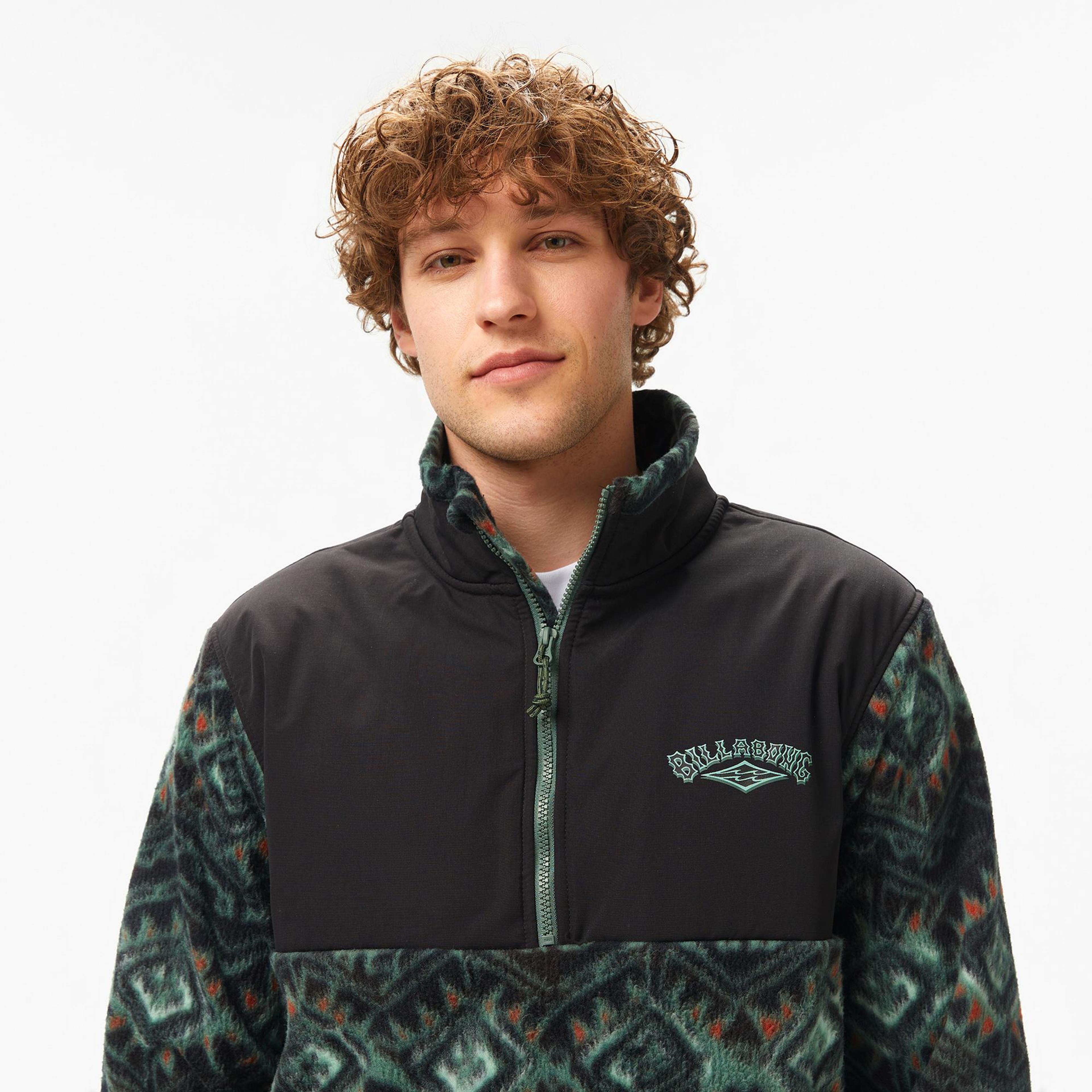 Billabong Boundary Re-İssue Erkek Siyah Polar Sweatshirt