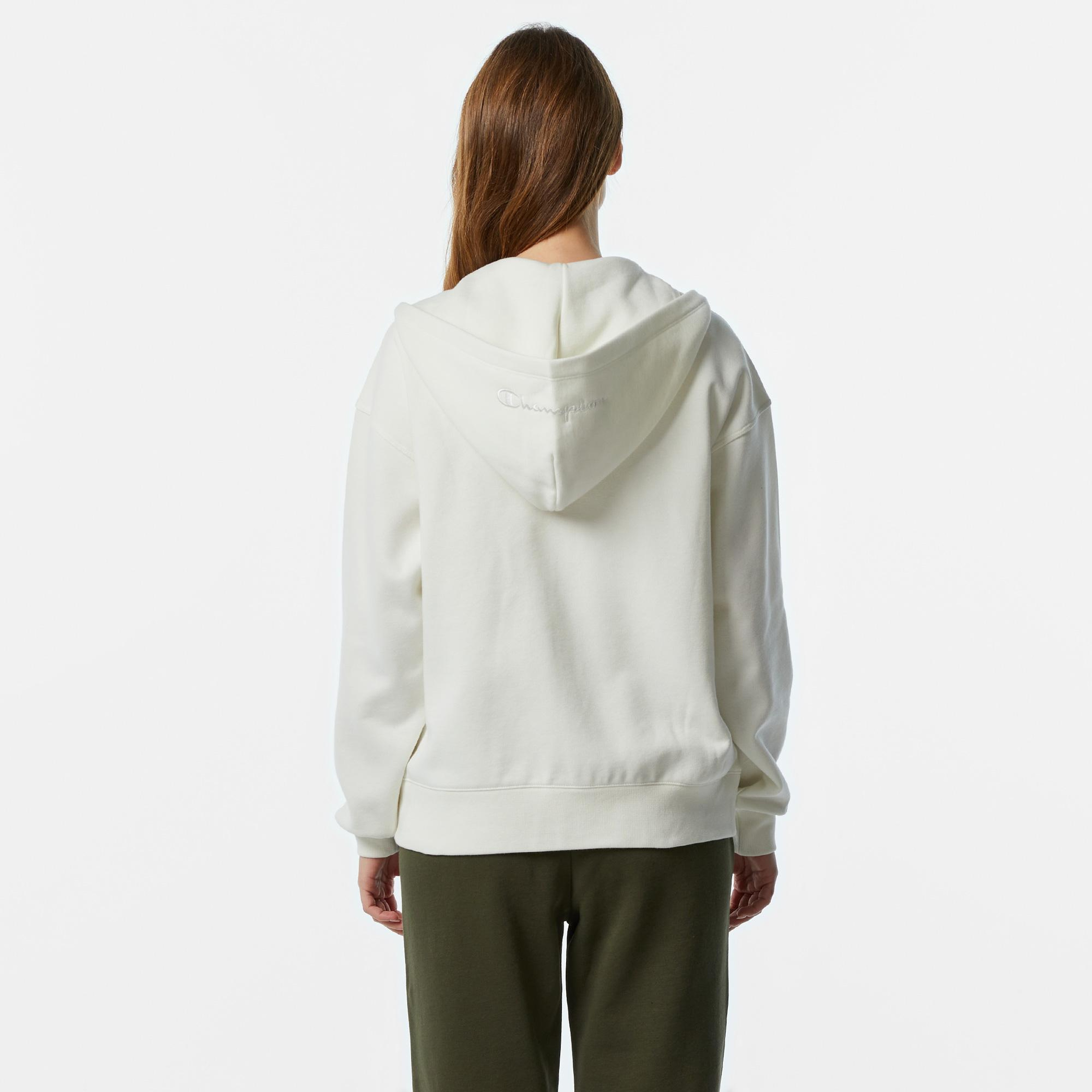 Champion Kadın Beyaz Eşofman Üstü