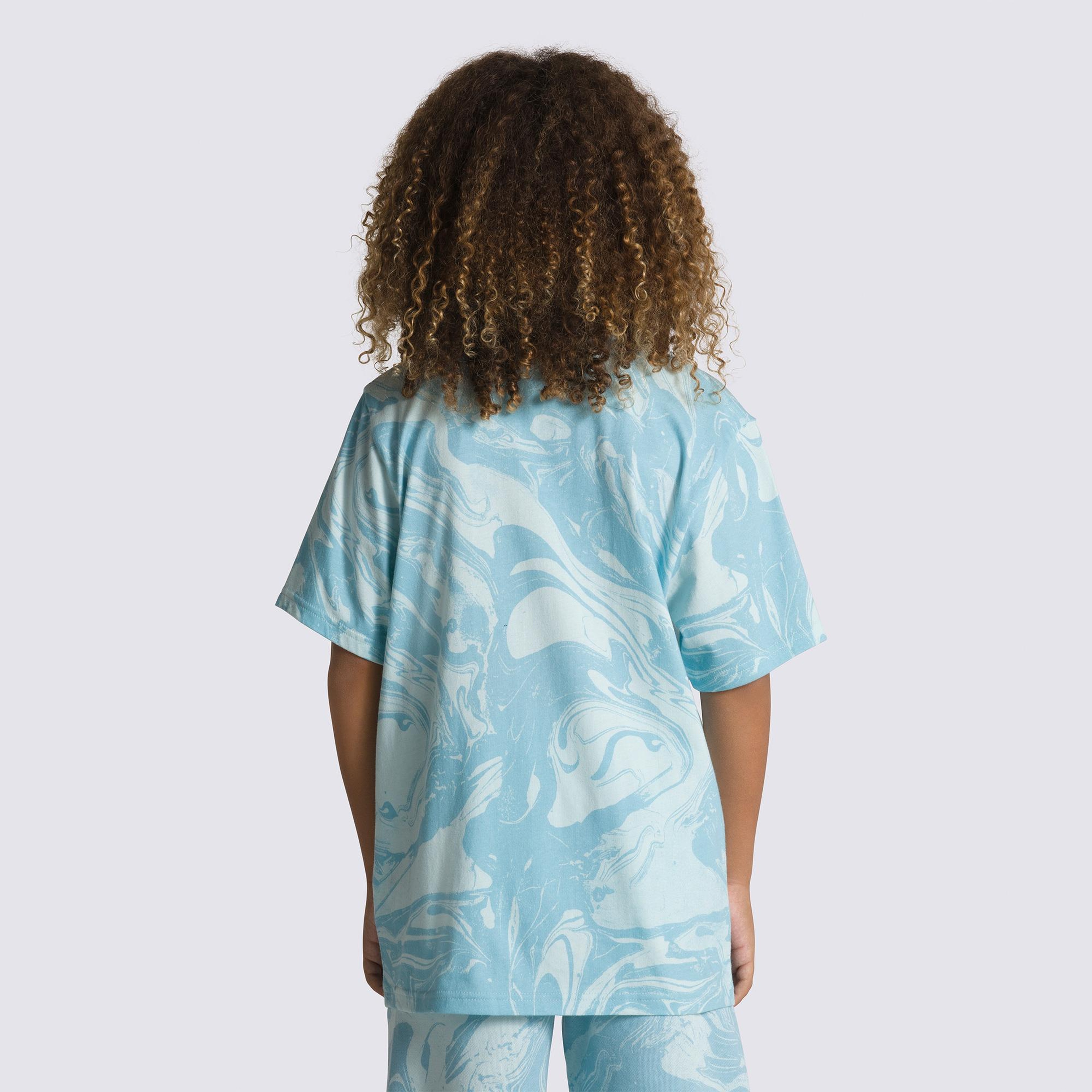Vans Marble Çocuk Mavi T-Shirt