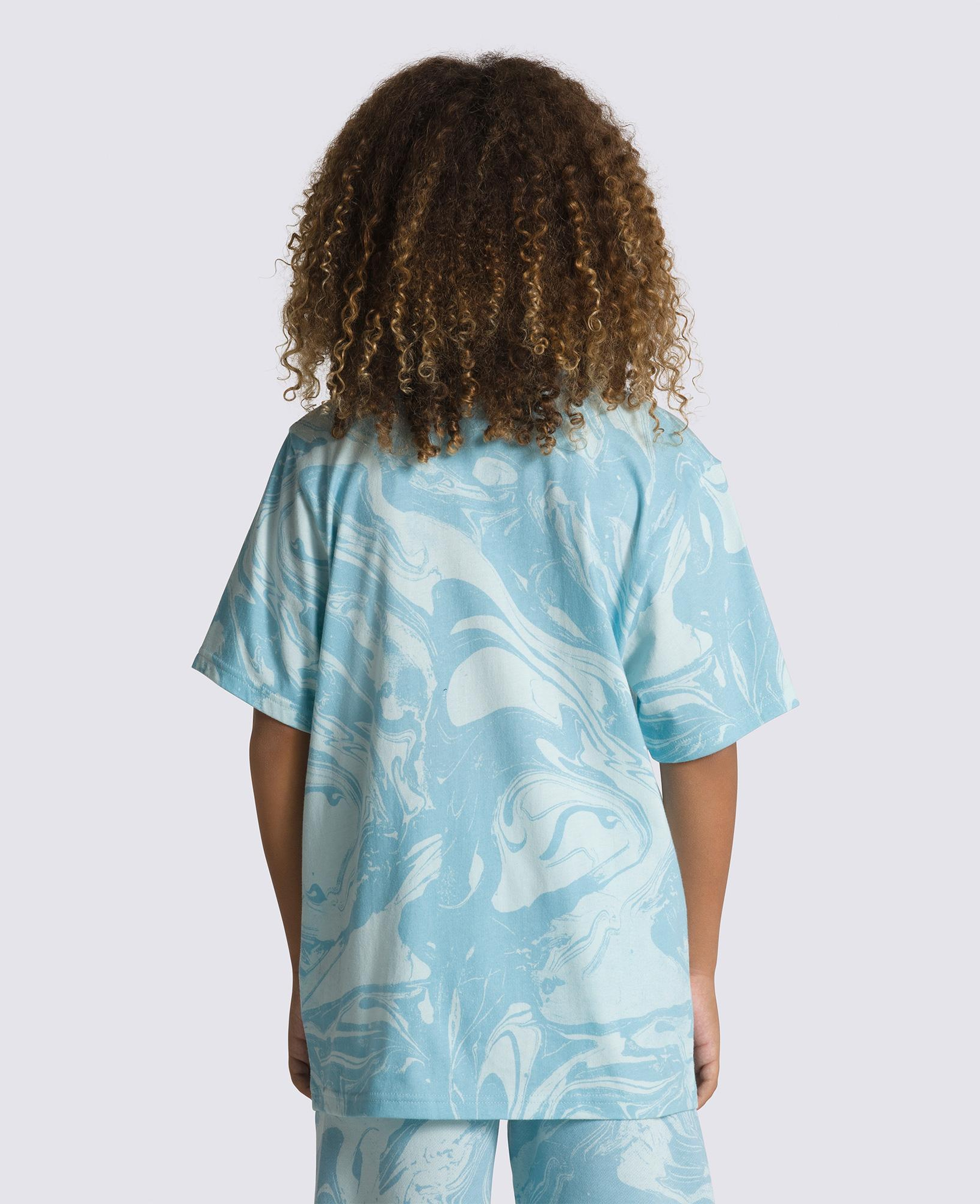 Vans Marble Çocuk Mavi T-Shirt