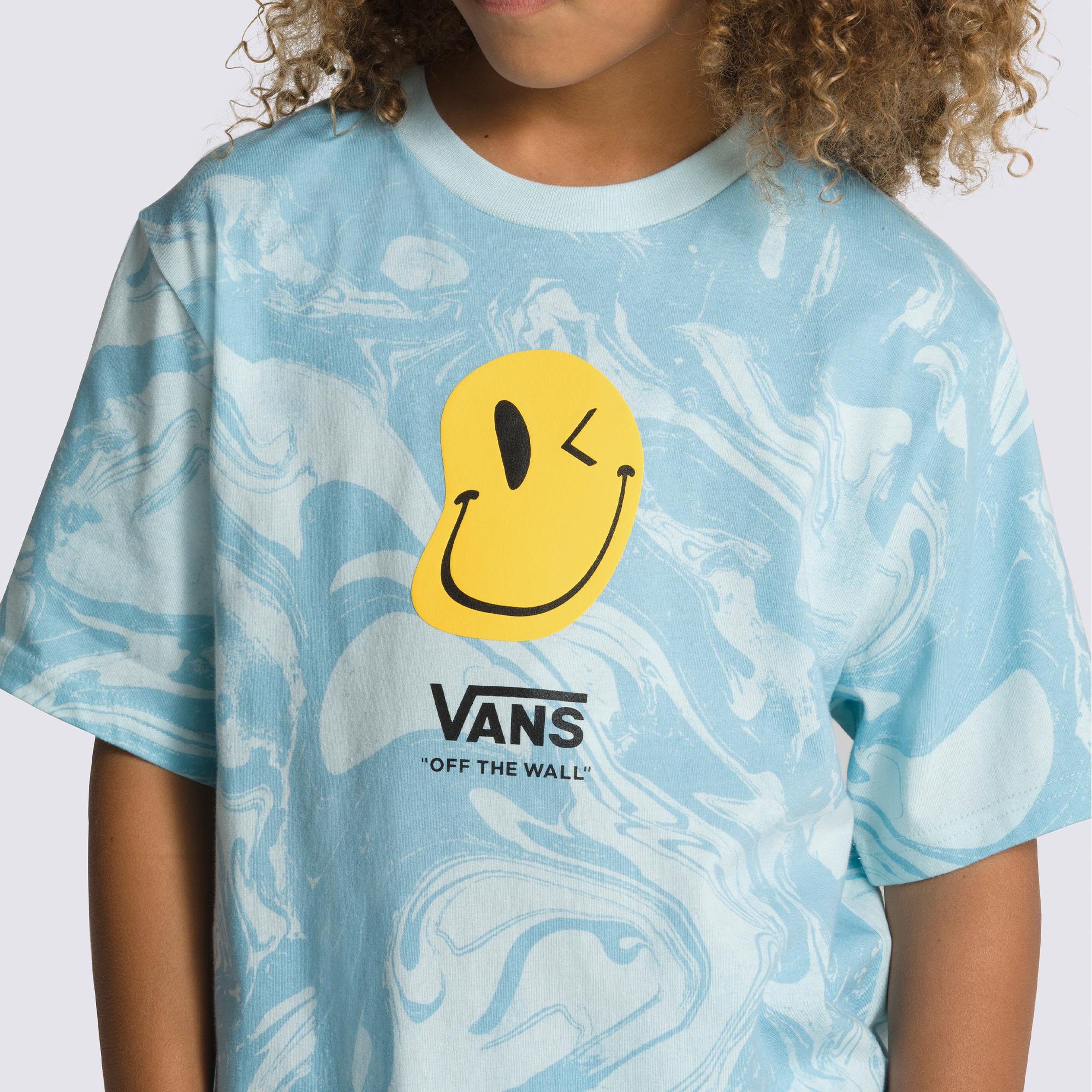 Vans Marble Çocuk Mavi T-Shirt