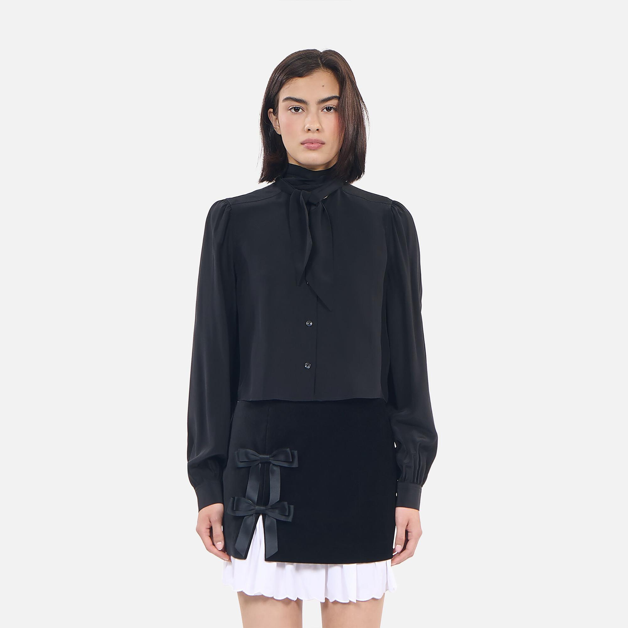 The Kooples Kadın Siyah Gömlek