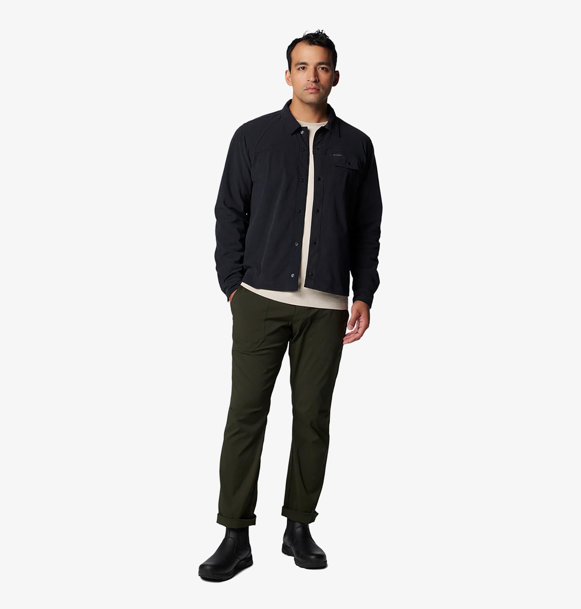 Columbia Flare Gun Corduroy Erkek Siyah Gömlek