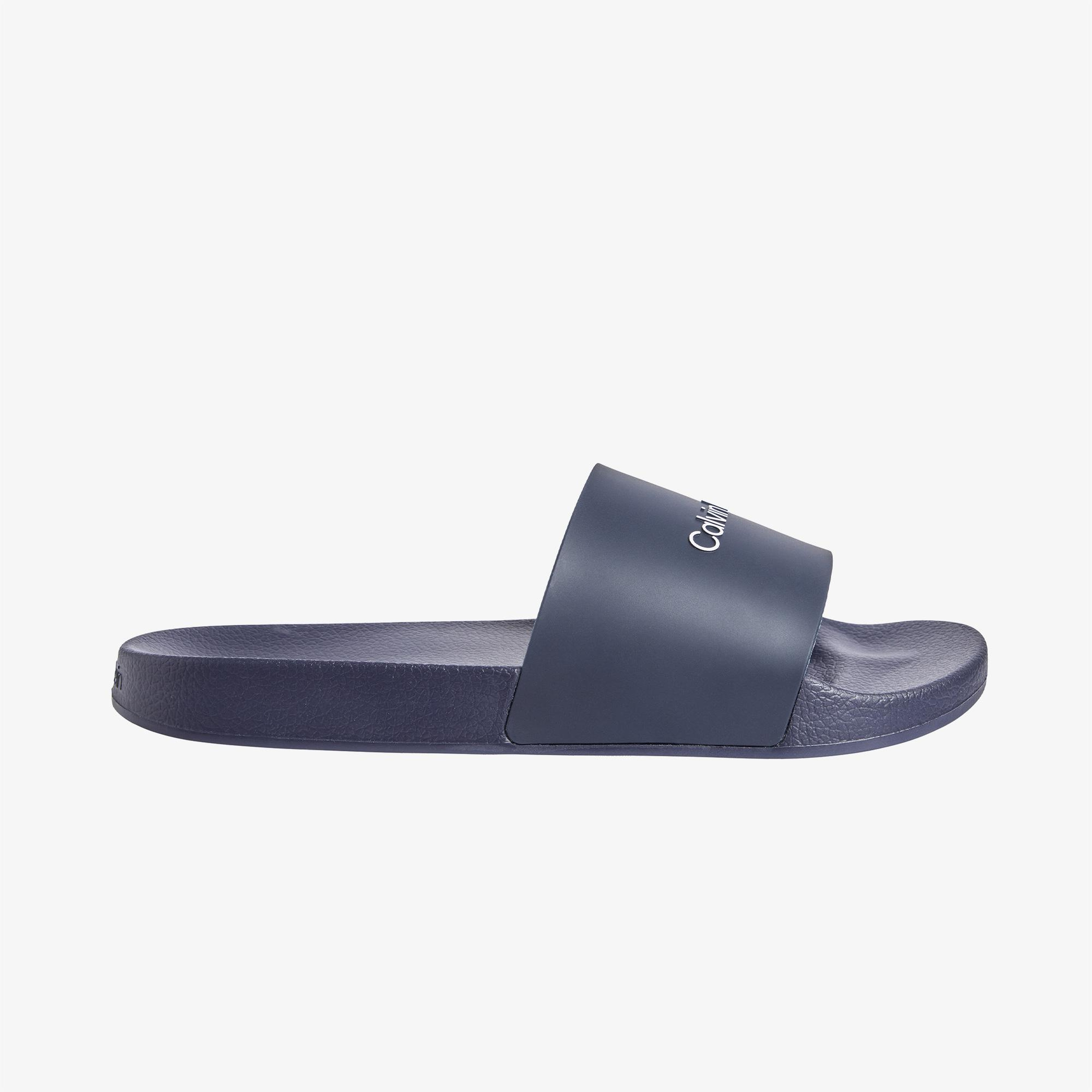 Calvin Klein Erkek Mavi Havuz Terliği