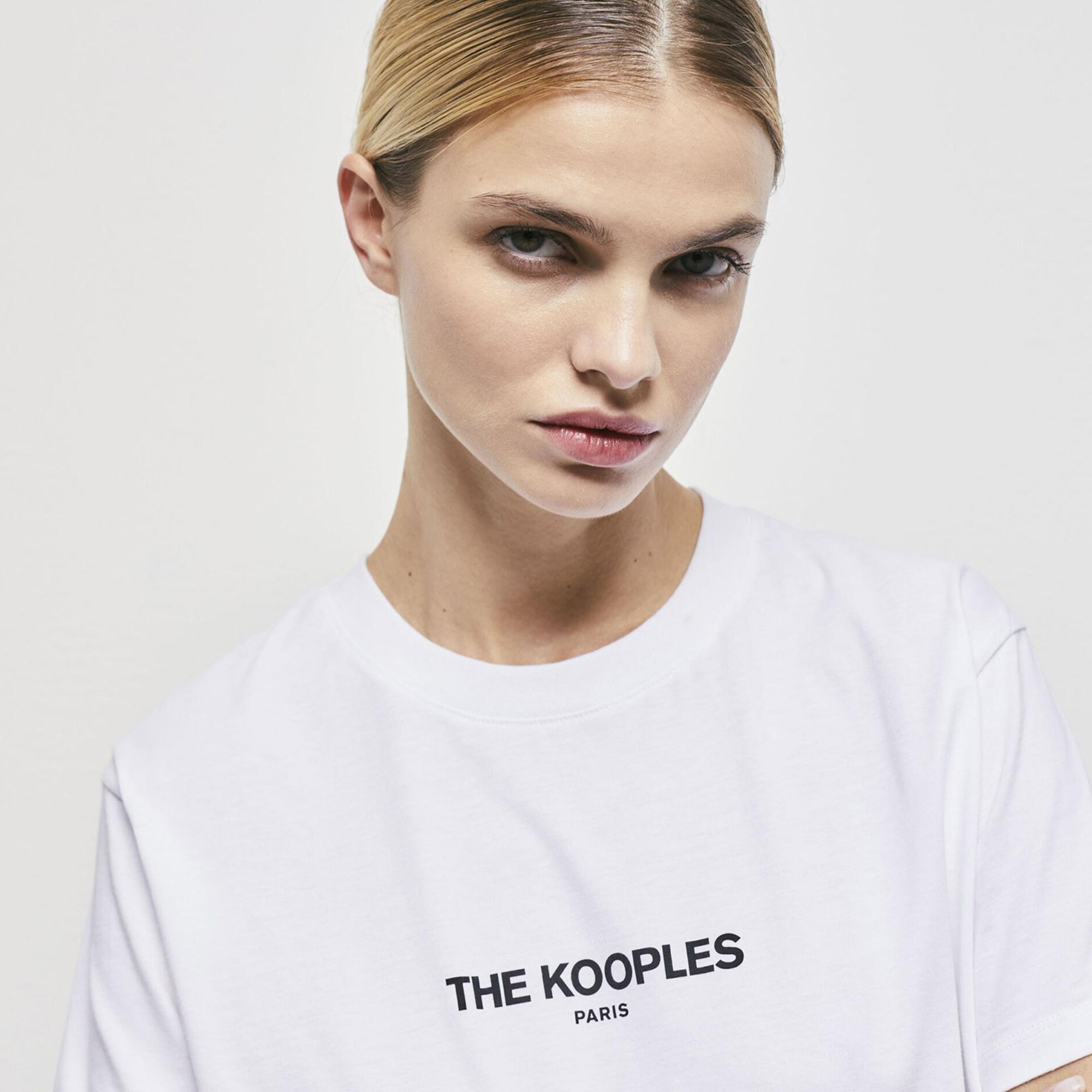The Kooples Kadın Beyaz T-Shirt