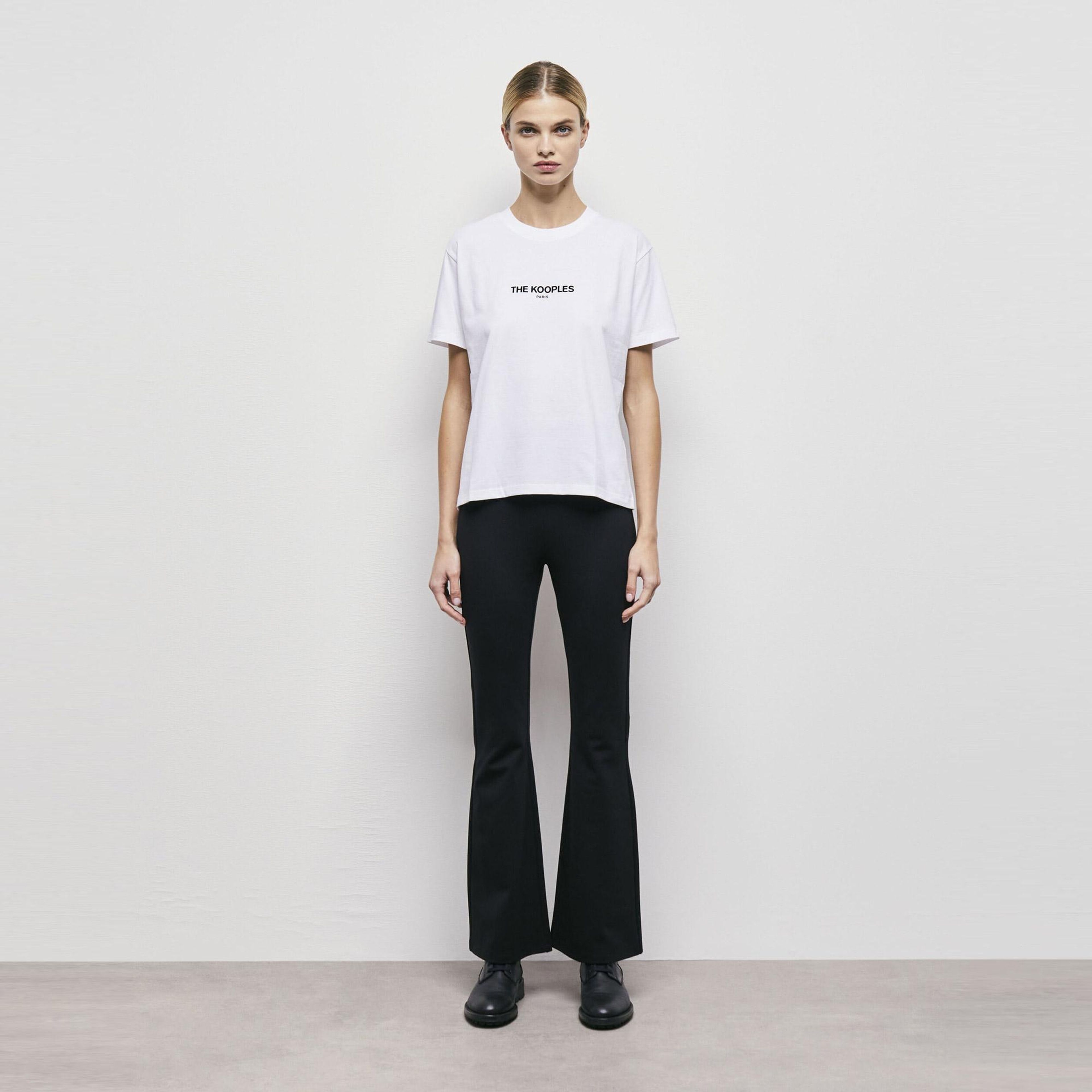 The Kooples Kadın Beyaz T-Shirt
