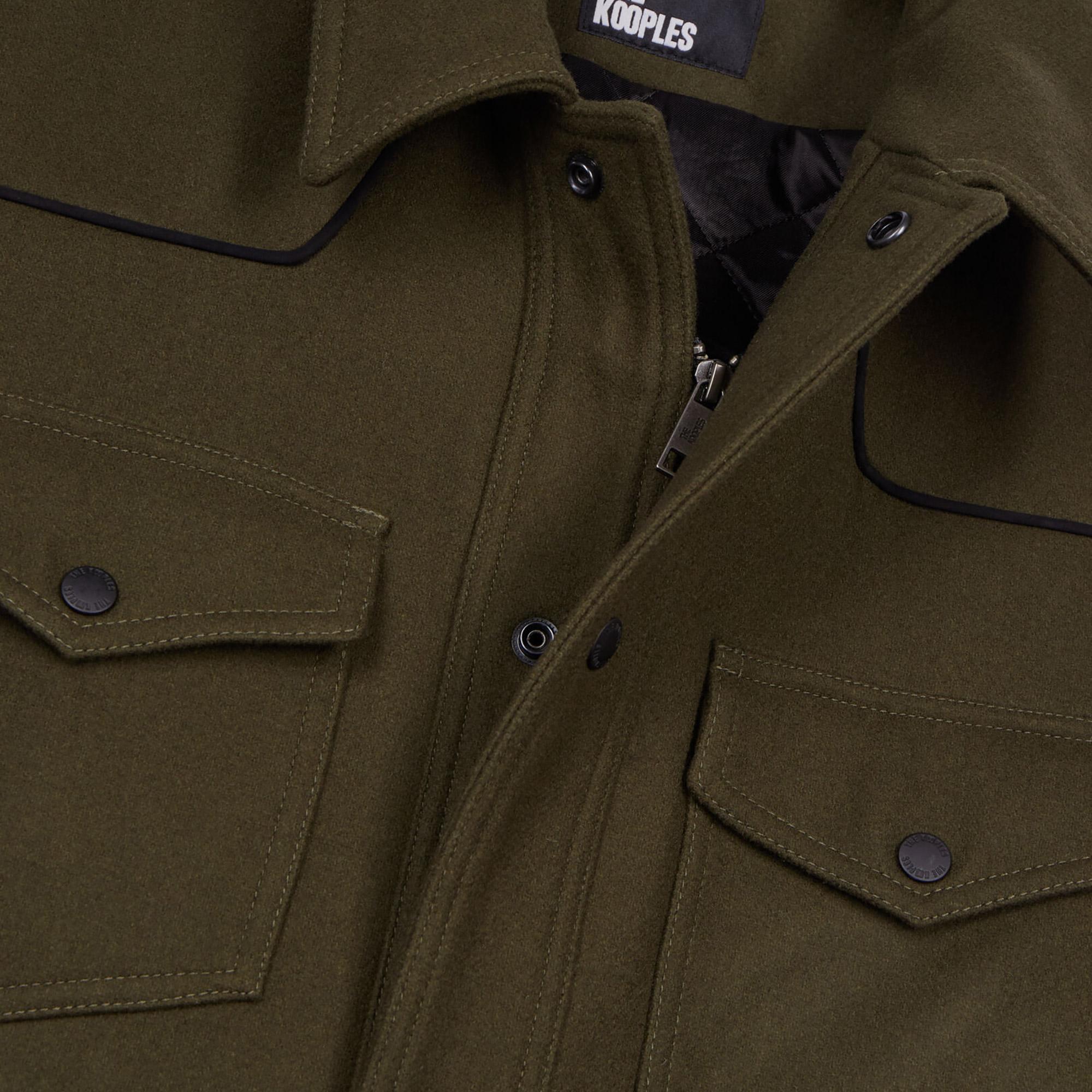 The Kooples Erkek Yeşil Mont