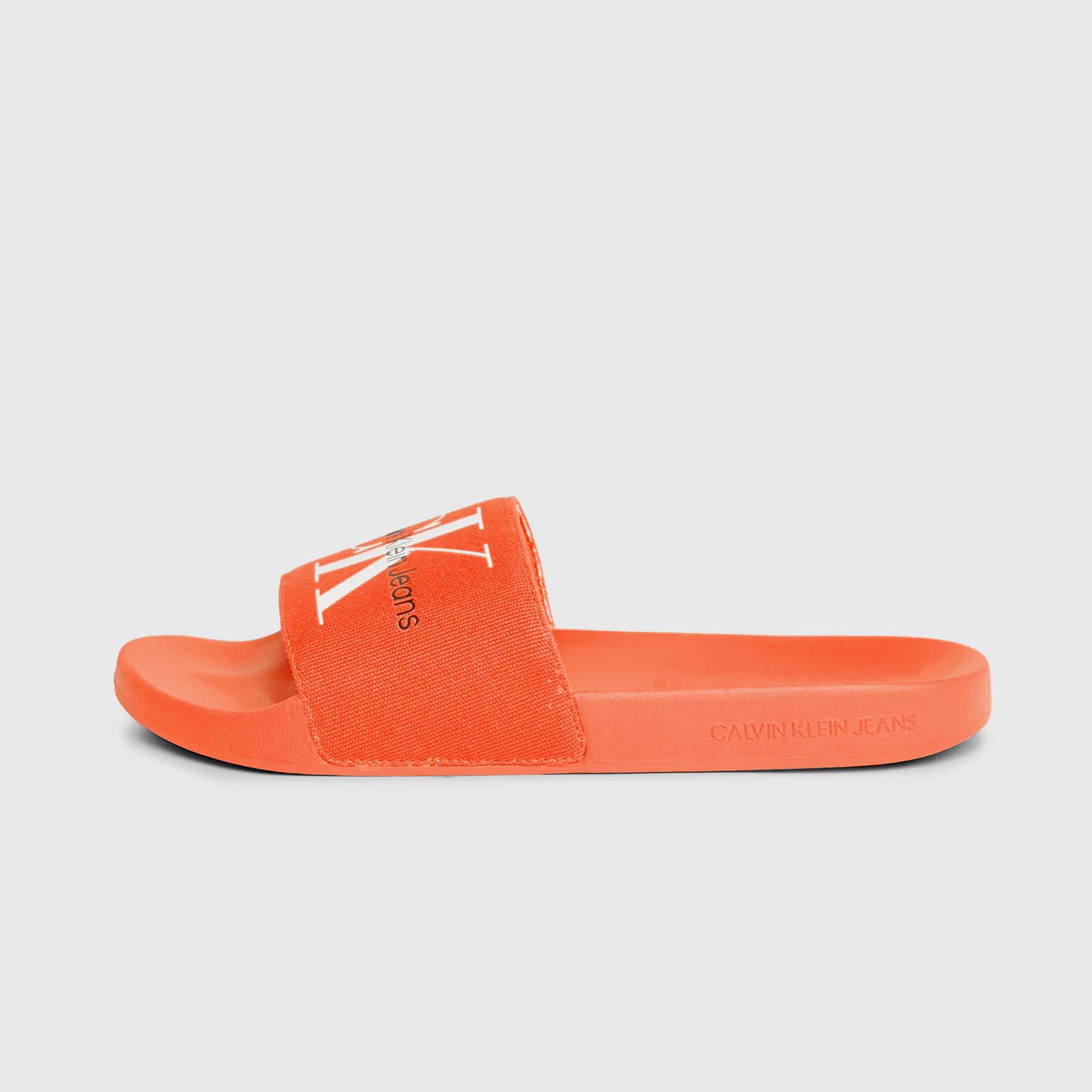 Calvin Klein Jeans Miami Erkek Turuncu Terlik