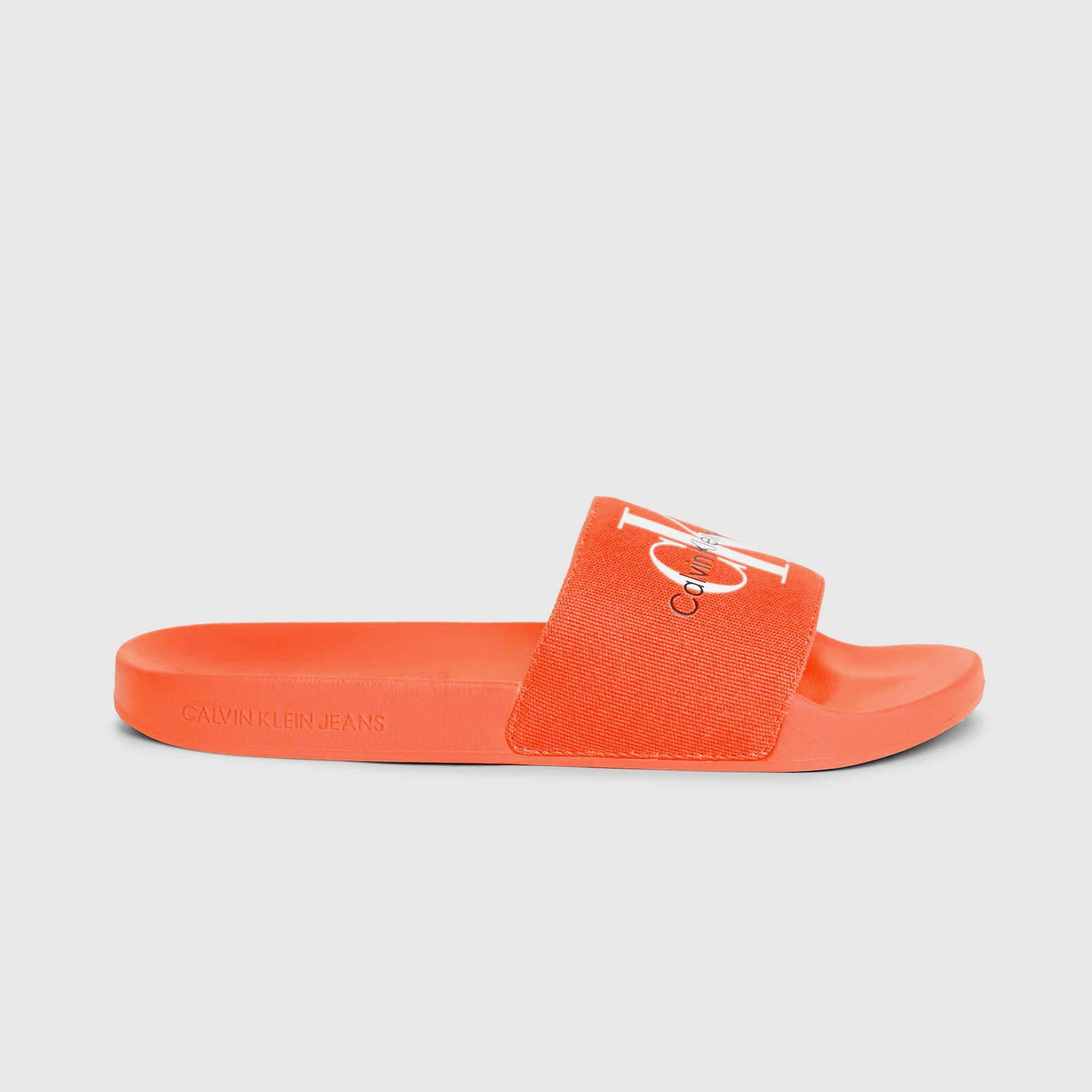 Calvin Klein Jeans Miami Erkek Turuncu Terlik