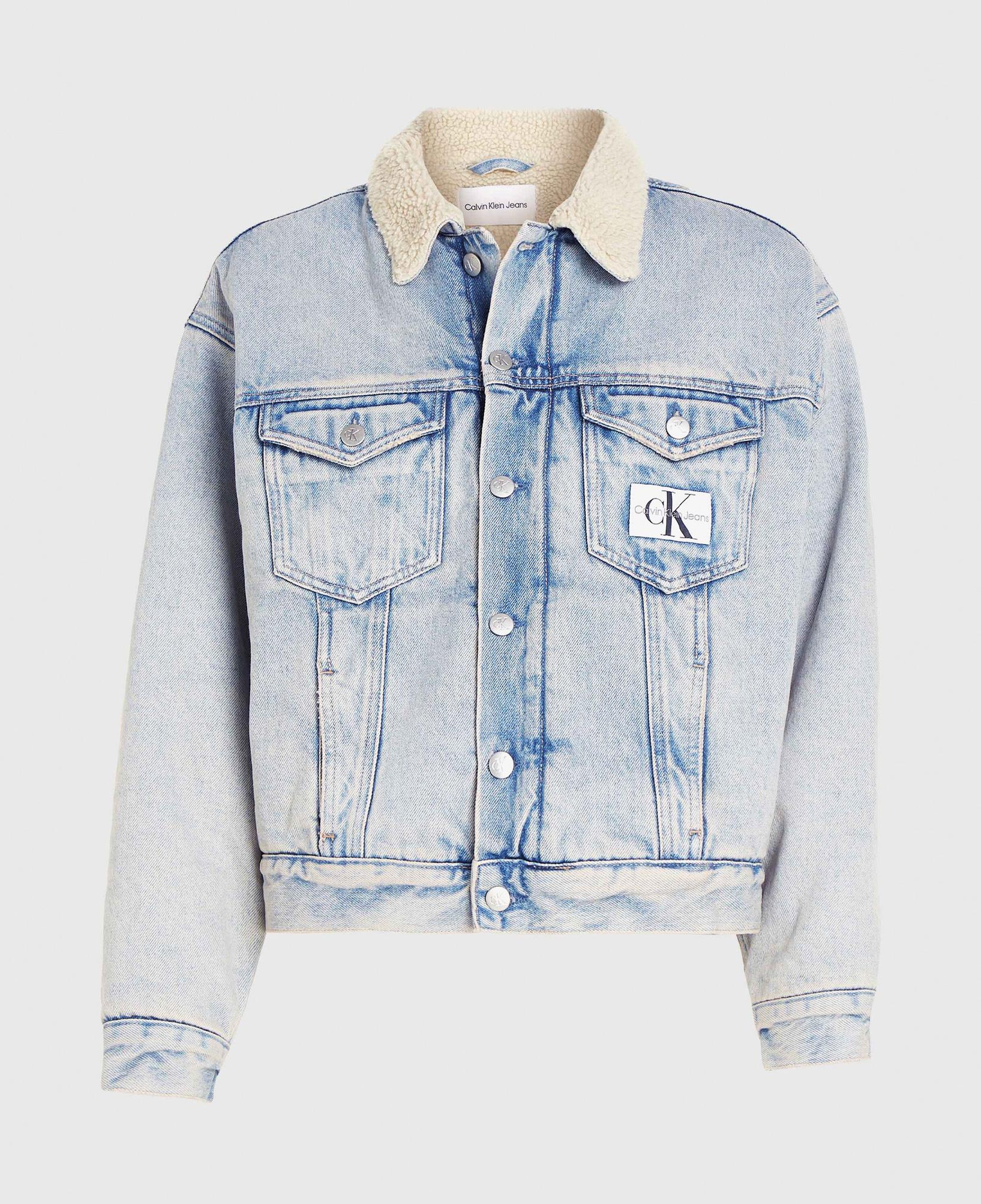 Calvin Klein Jeans Sherpa Denim Kadın Mavi Mont