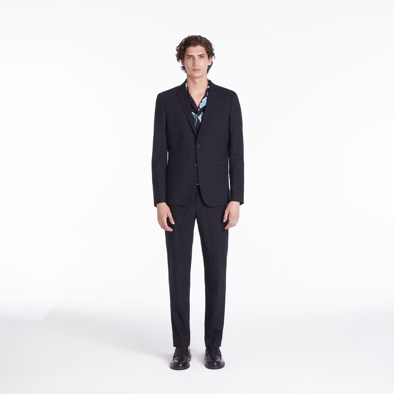 The Kooples Erkek Straight Fit Lacivert Ceket