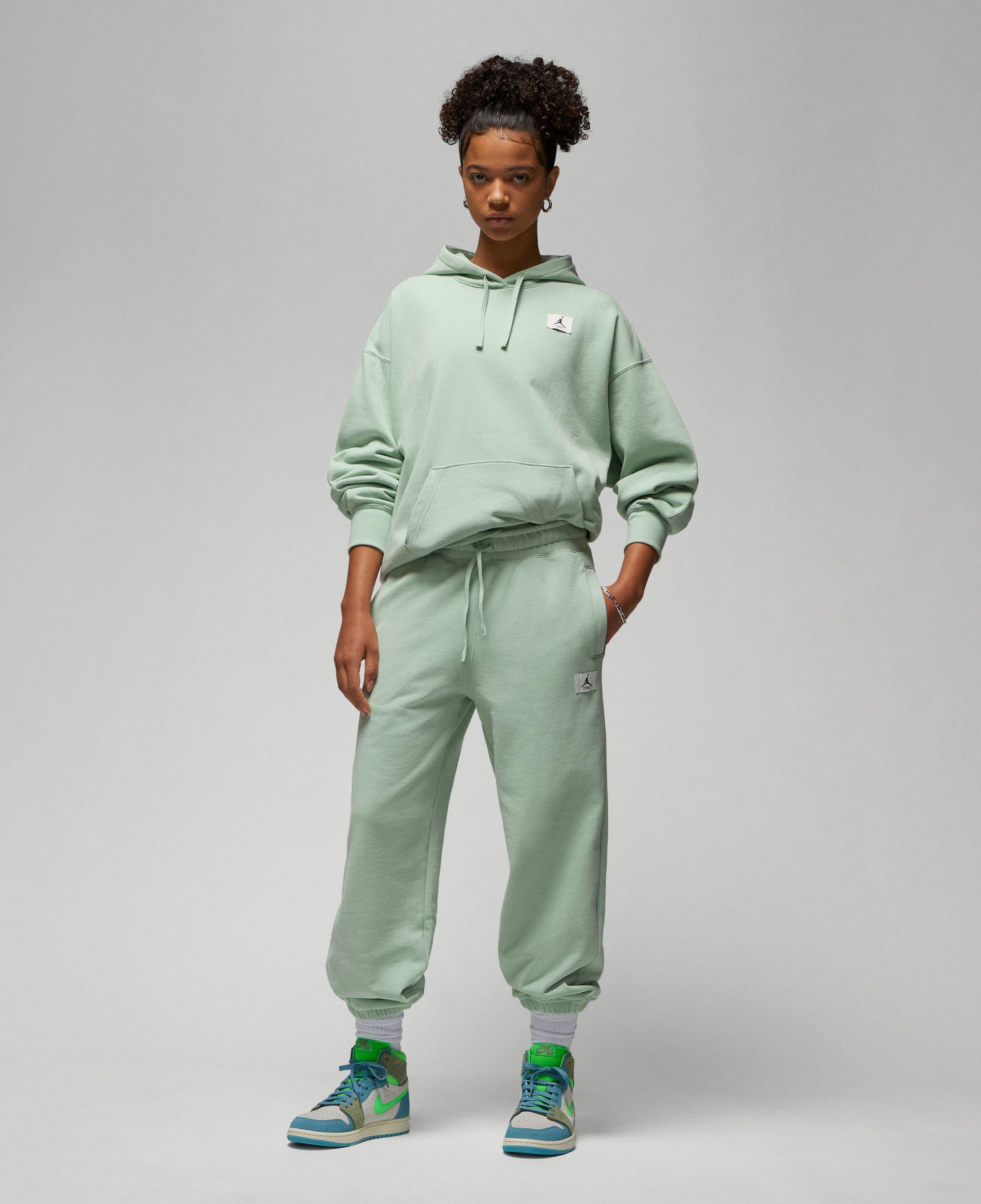 Jordan Flight Fleece Kadın Yeşil Eşofman Altı